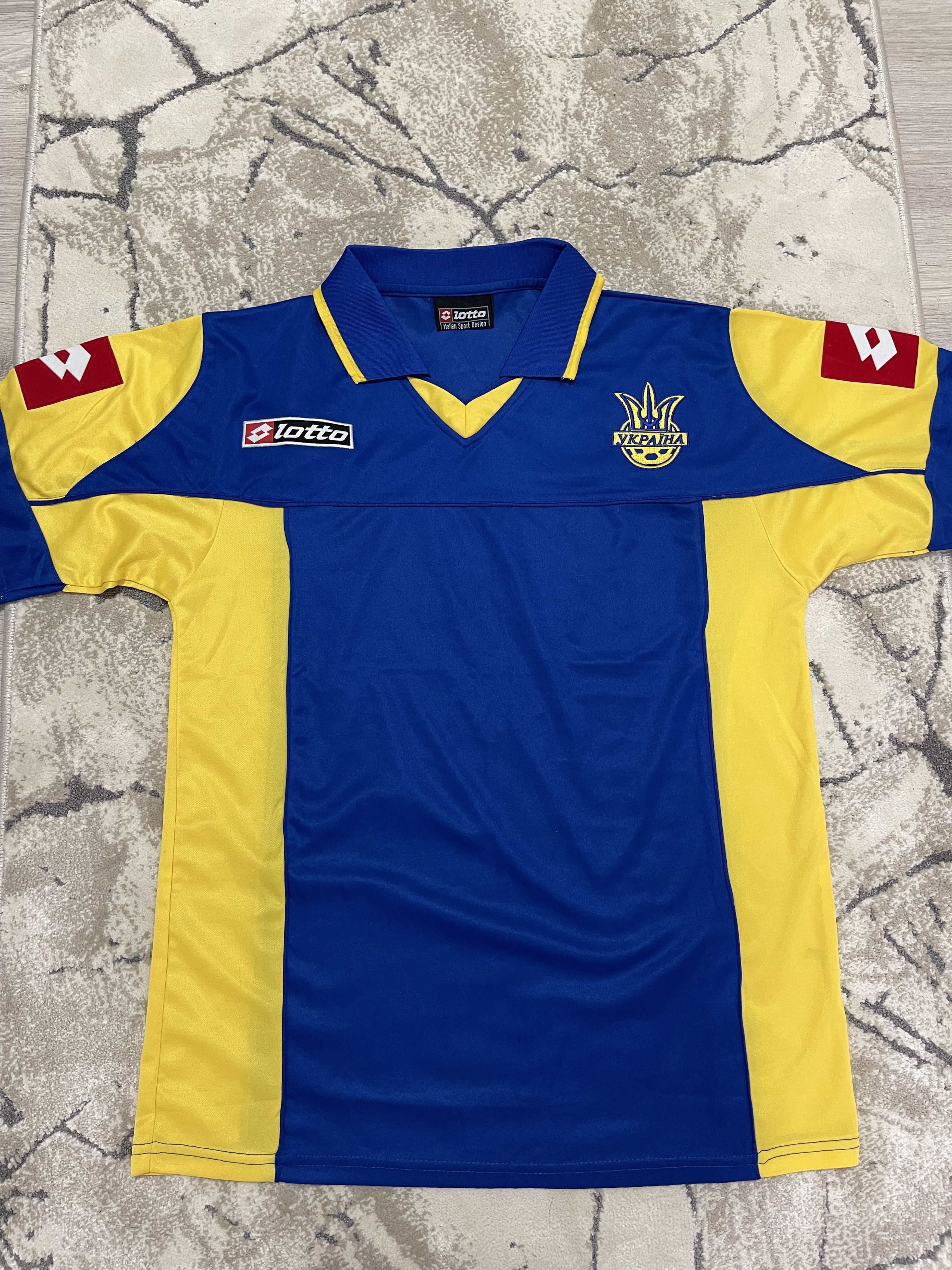 Lotto Sport Vintage Lotto Ukraine Jersey M 2004–06 Blue Yellow Size US M / EU 48-50 / 2 - 4 Thumbnail