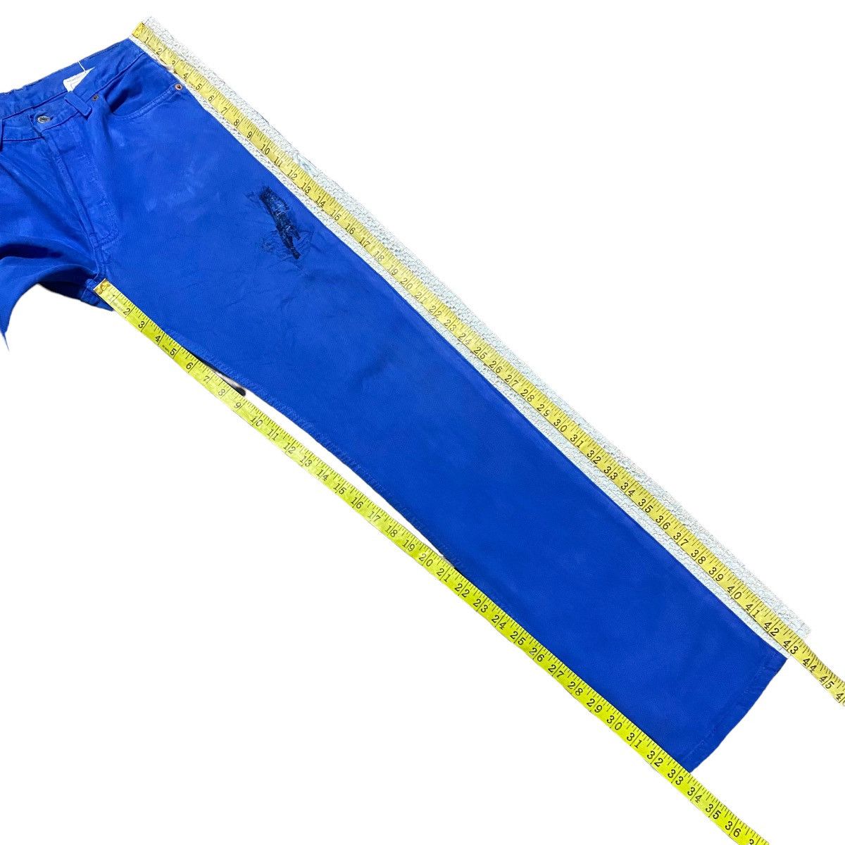 Needles Levis Sample Rebuild Lace Sidetape Jeans Royal Blue Size US 32 / EU 48 - 19 Thumbnail
