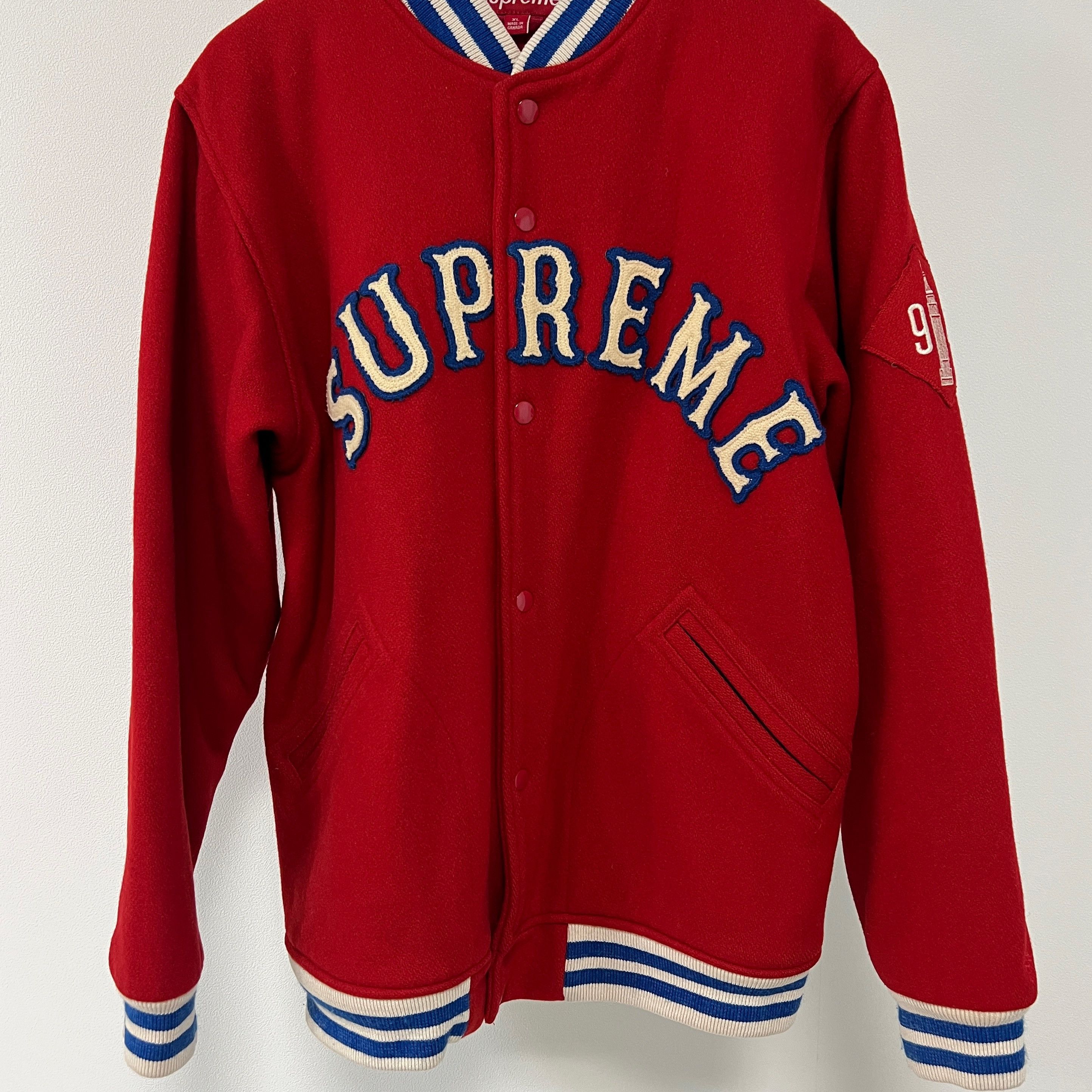 Supreme Supreme 2005 New York 1994 Varsity Jacket Red Size US XL / EU 56 / 4 - 4 Thumbnail