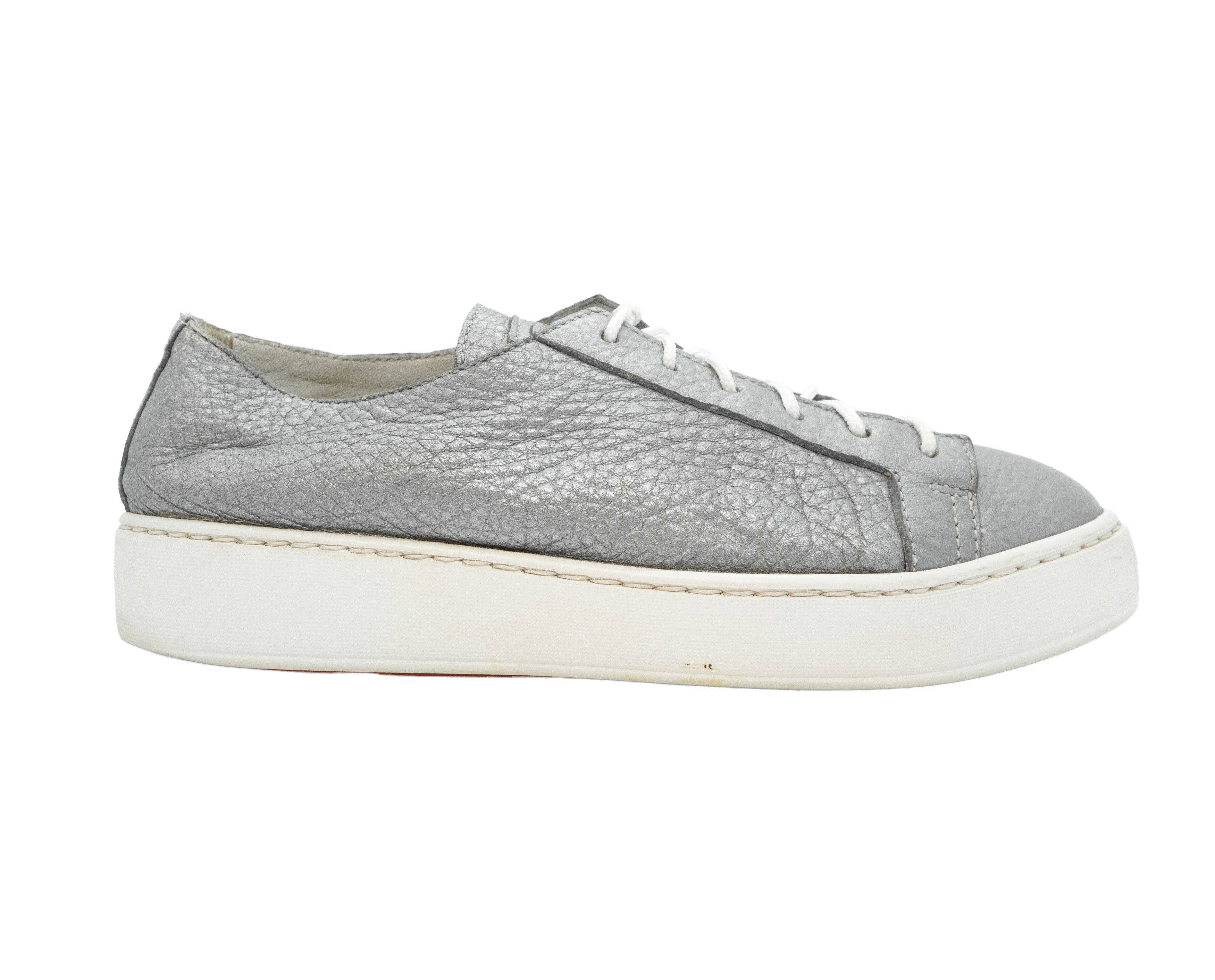 Santoni Leather Low Sneakers Size US 6 / IT 36 - 1 Thumbnail