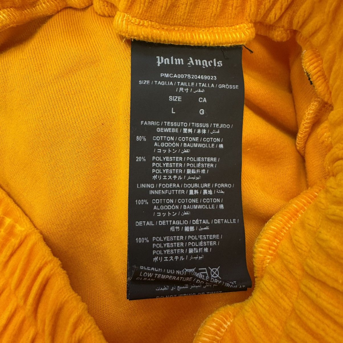Palm Angels Palm Angels Tie Dye Tape Chenille Track Pants Orange Size US 34 / EU 50 - 7 Thumbnail