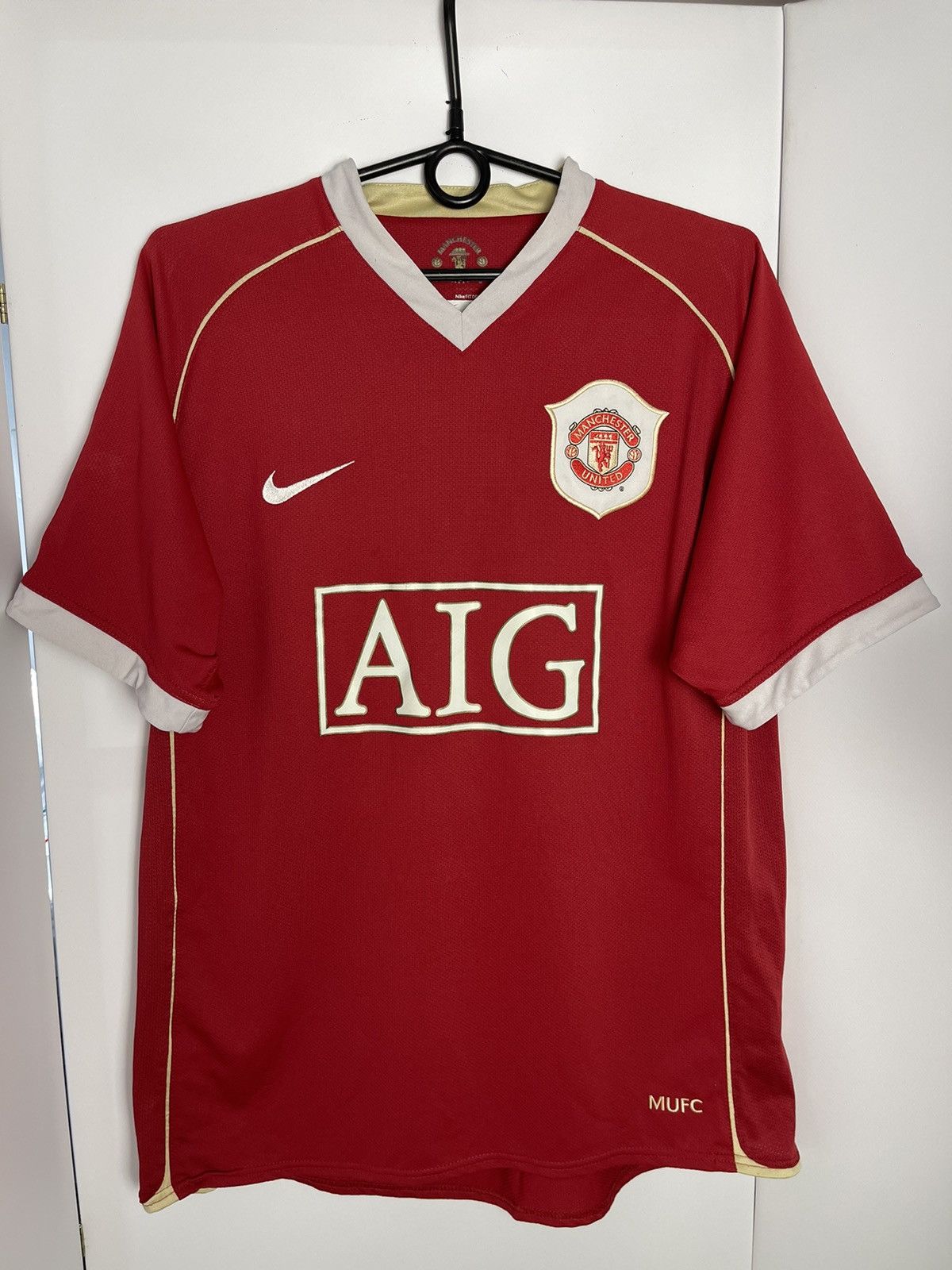 Vintage Nike Manchester United soccer jersey size M