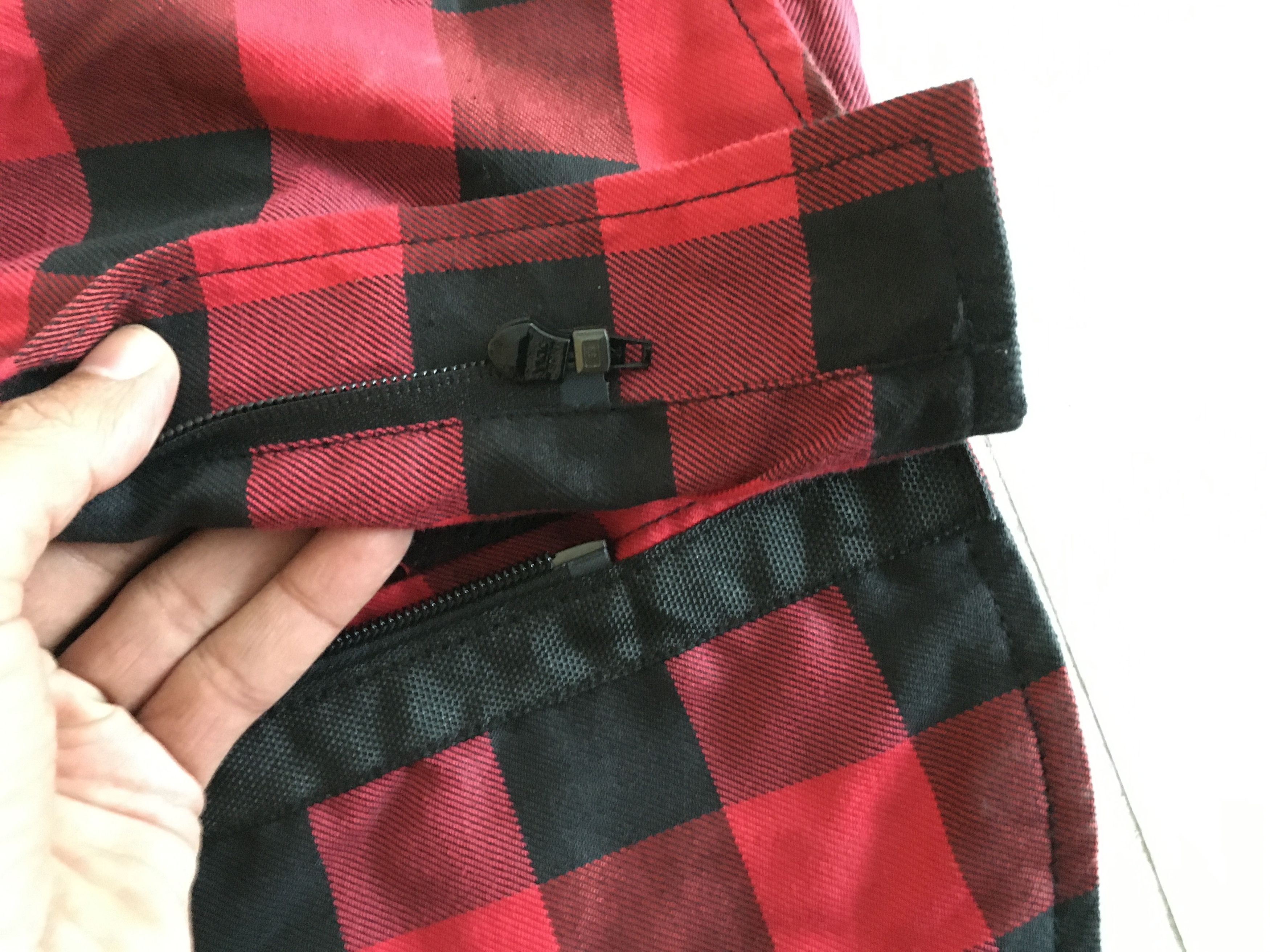 Other RIDERACT® Men's Reinforced Flannel Motorcycle Shirt Red Size US XS / EU 42 / 0 - 8 Thumbnail