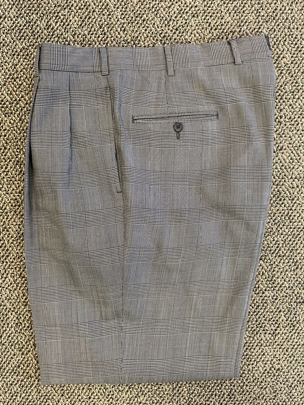 Brooks Brothers × Vintage Vintage Prince of Wales Check 3-Button Wool Suit Size 42R - 7 Thumbnail