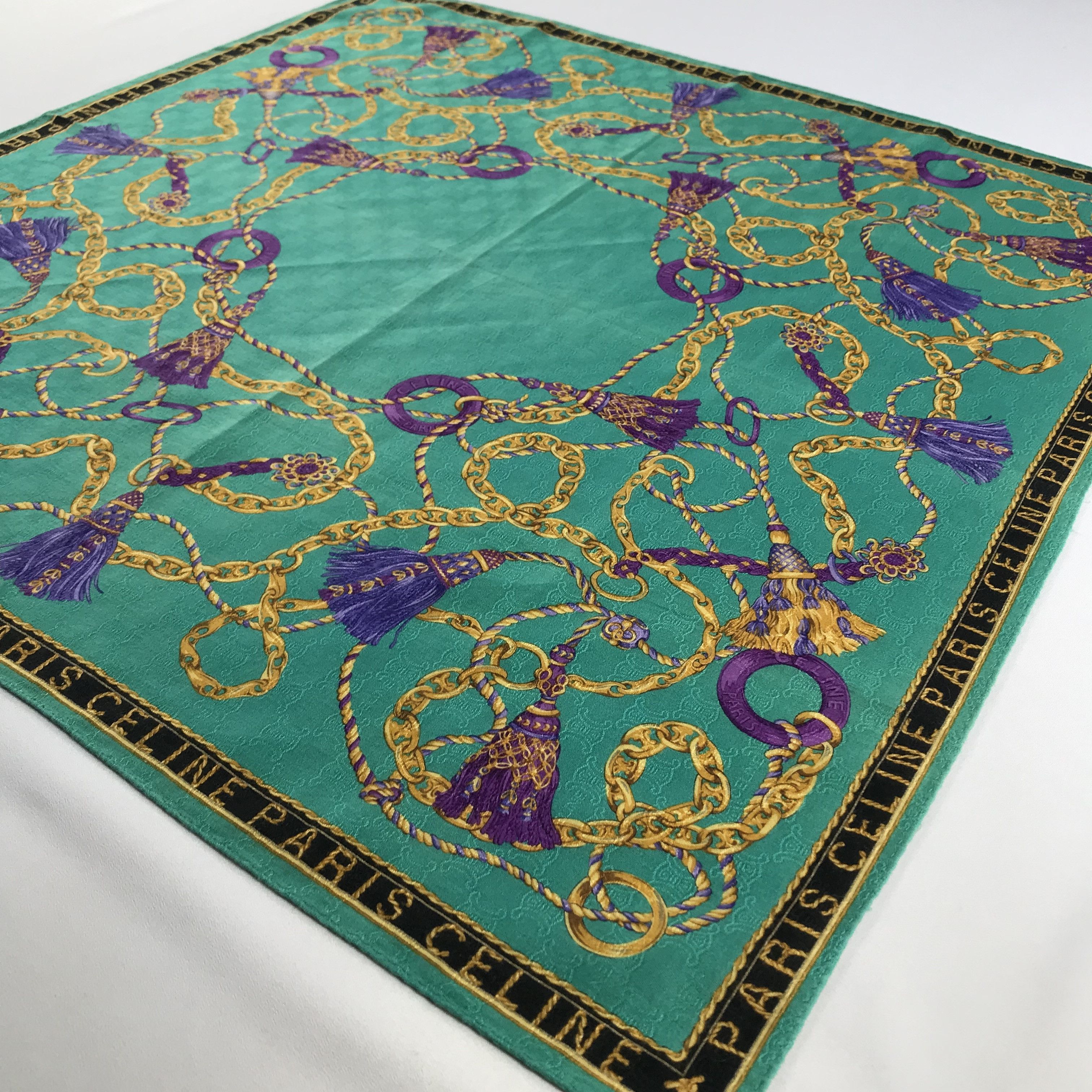 Celine Celine Handkerchief / Bandana / Neckerchief C549 Size ONE SIZE - 4 Thumbnail