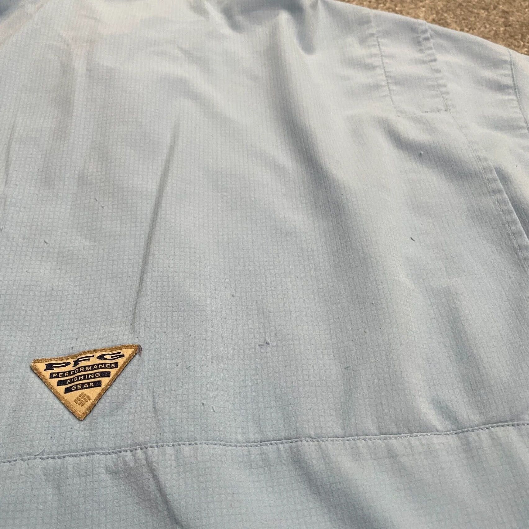 Vintage Columbia PFG Omni Shade Tamiami Shirt Mens XXL Light Blue Short Sleeve Fishing Size US XXL / EU 58 / 5 - 7 Thumbnail