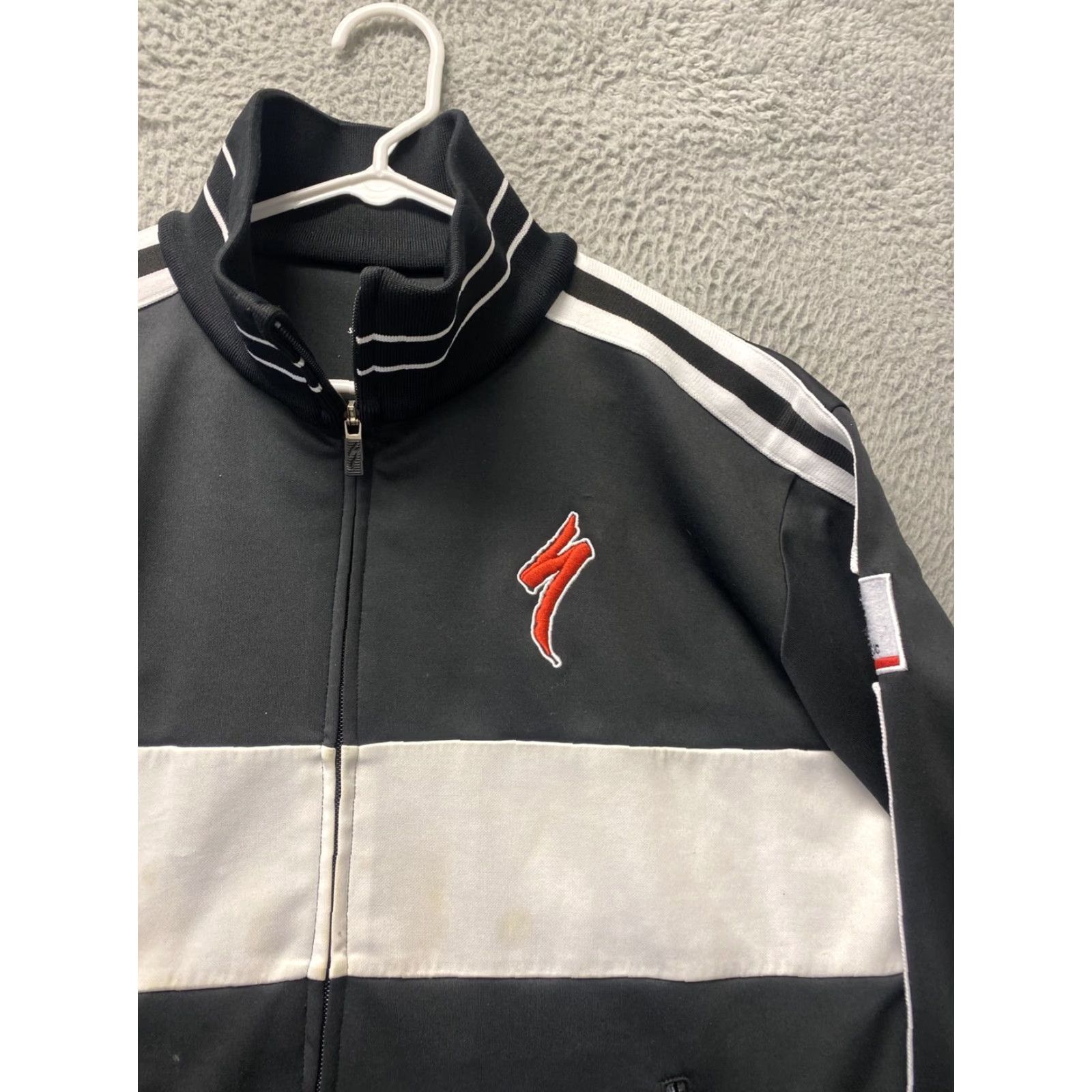 Vintage SPECIALIZED MEN BLACK Zip Cycling, JACKET CALIFORNIA REPUBLIC ZIP Size M /106-8 Size US M / EU 48-50 / 2 - 2 Thumbnail