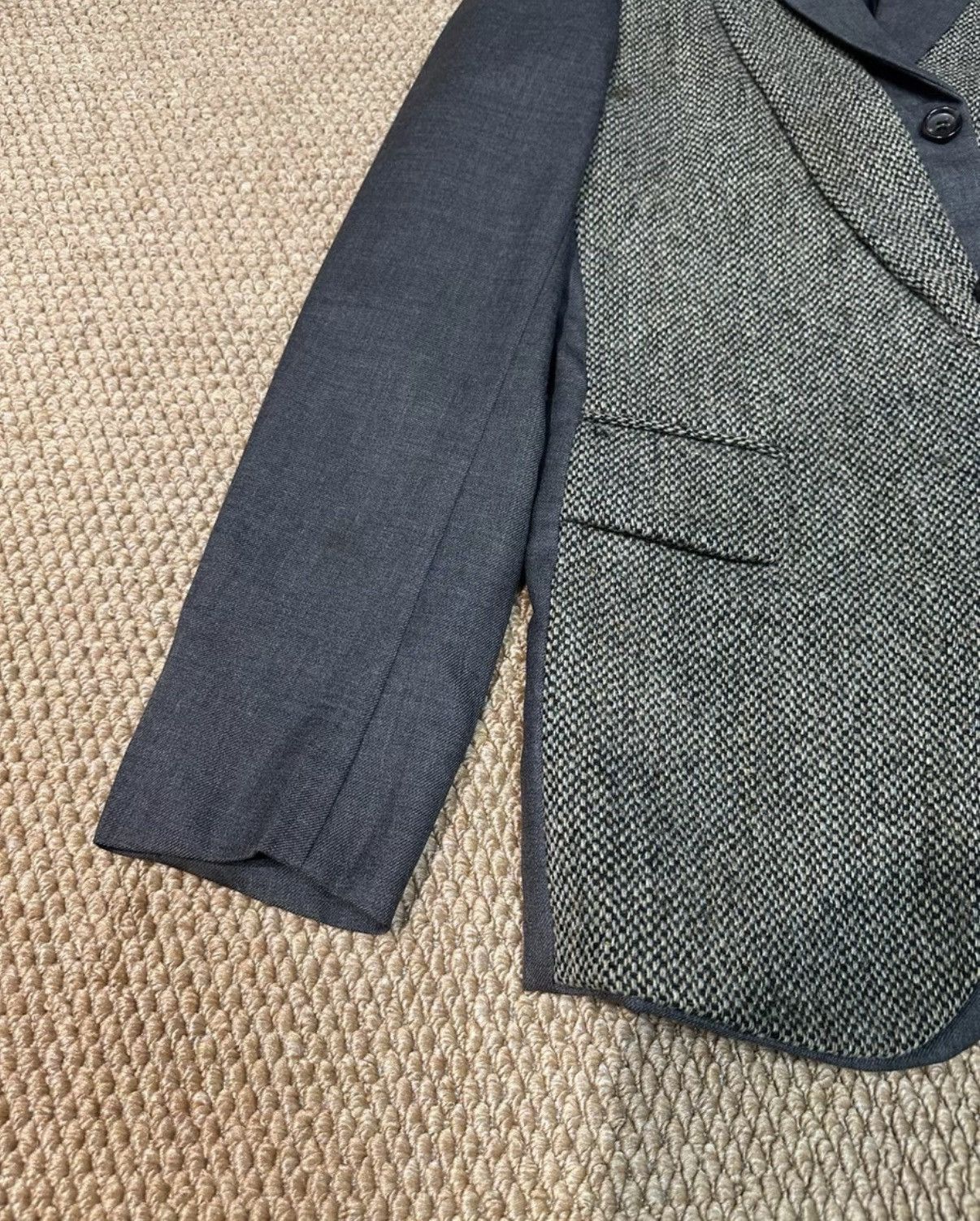 Comme des Garcons Comme des Garçons Grey Paneled Blazer K23 Size US XS / EU 42 / 0 - 2 Thumbnail