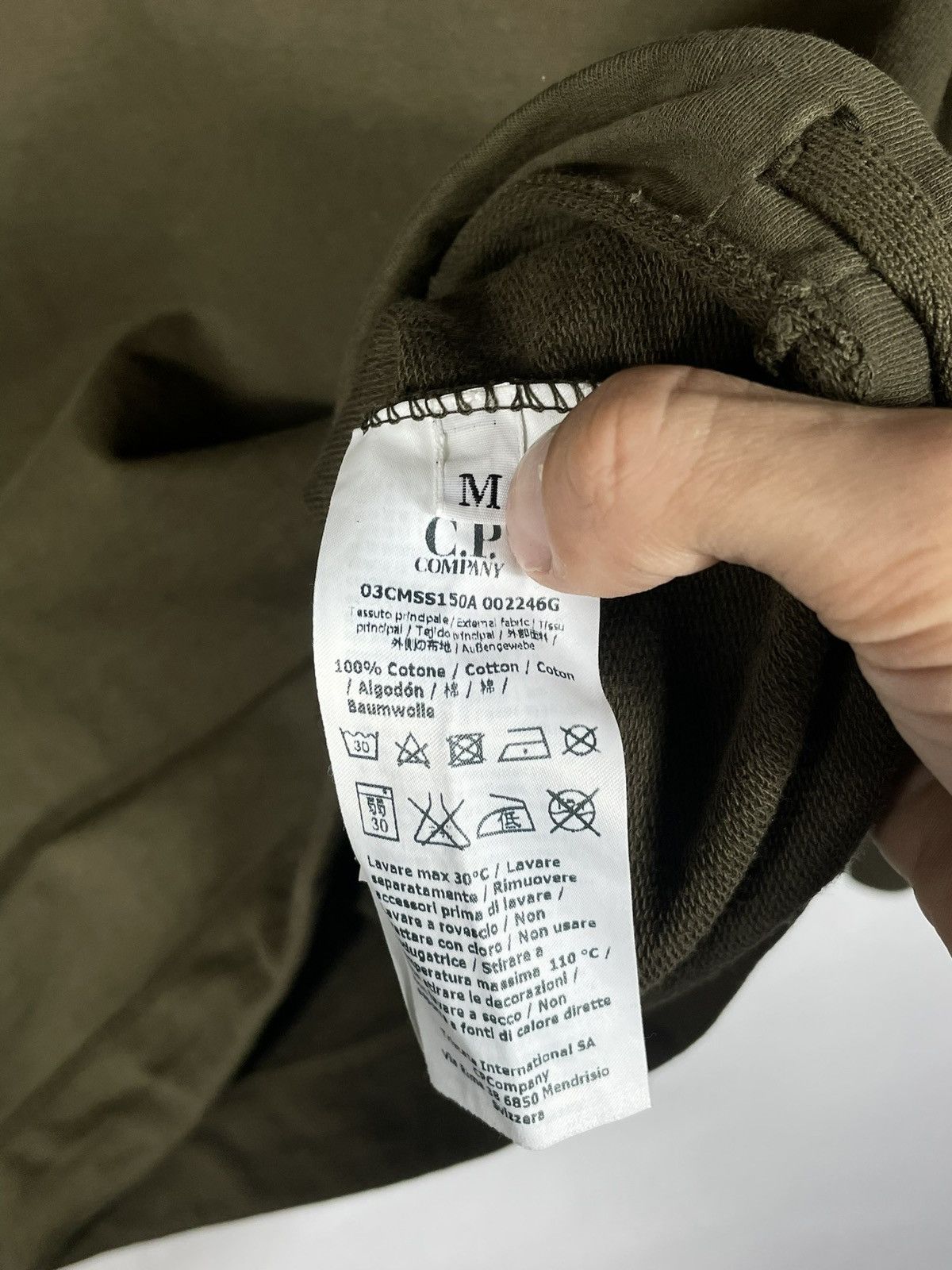 C.P. Company × Massimo Osti × Vintage C.P. Company Green Hoodie Sweatshirt Vintage Y2k Arms Lens Size US M / EU 48-50 / 2 - 9 Thumbnail