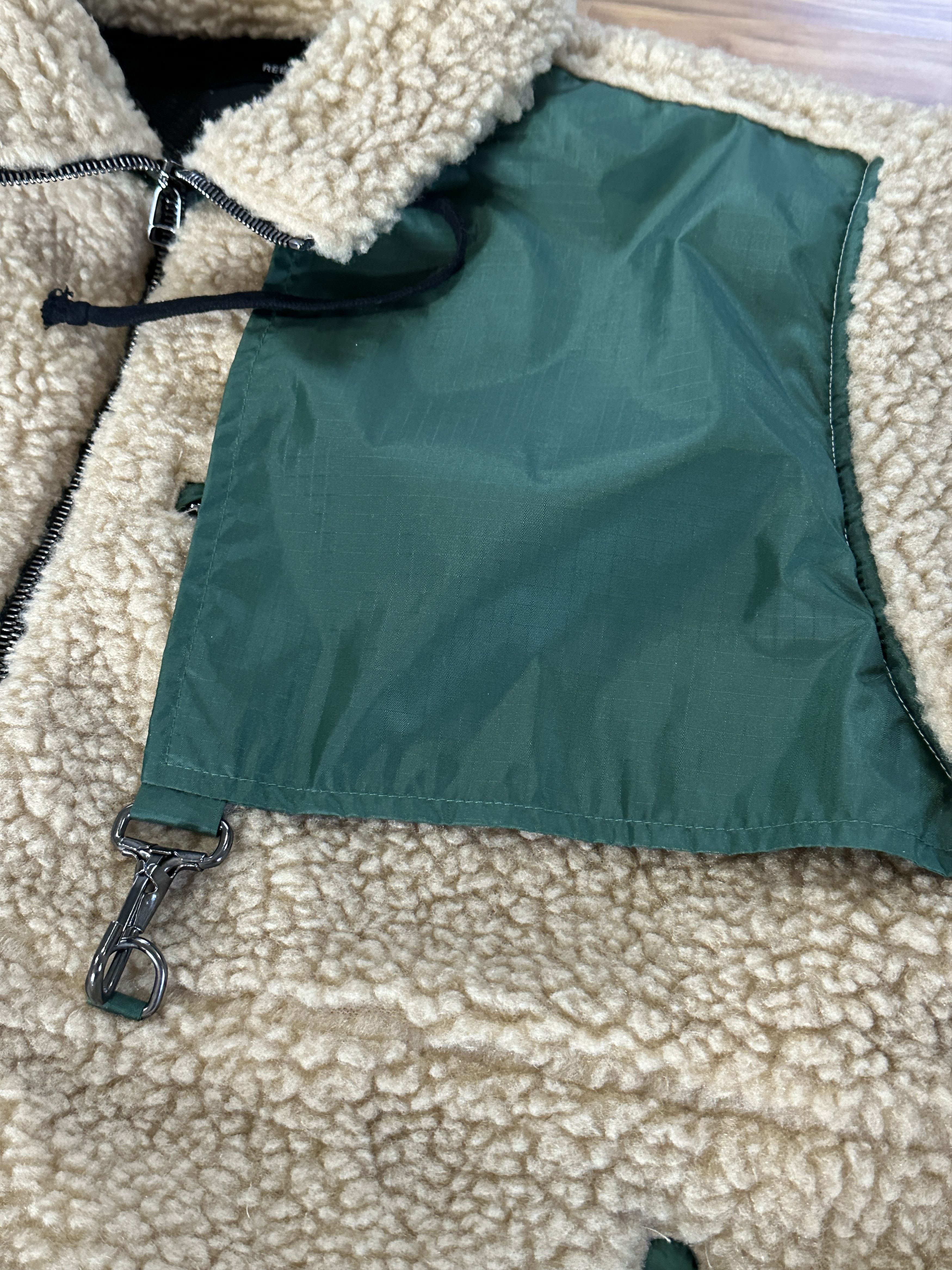 Reese Cooper Reece Cooper AW19 Tan Cropped Fleece Medium Size US M / EU 48-50 / 2 - 3 Thumbnail