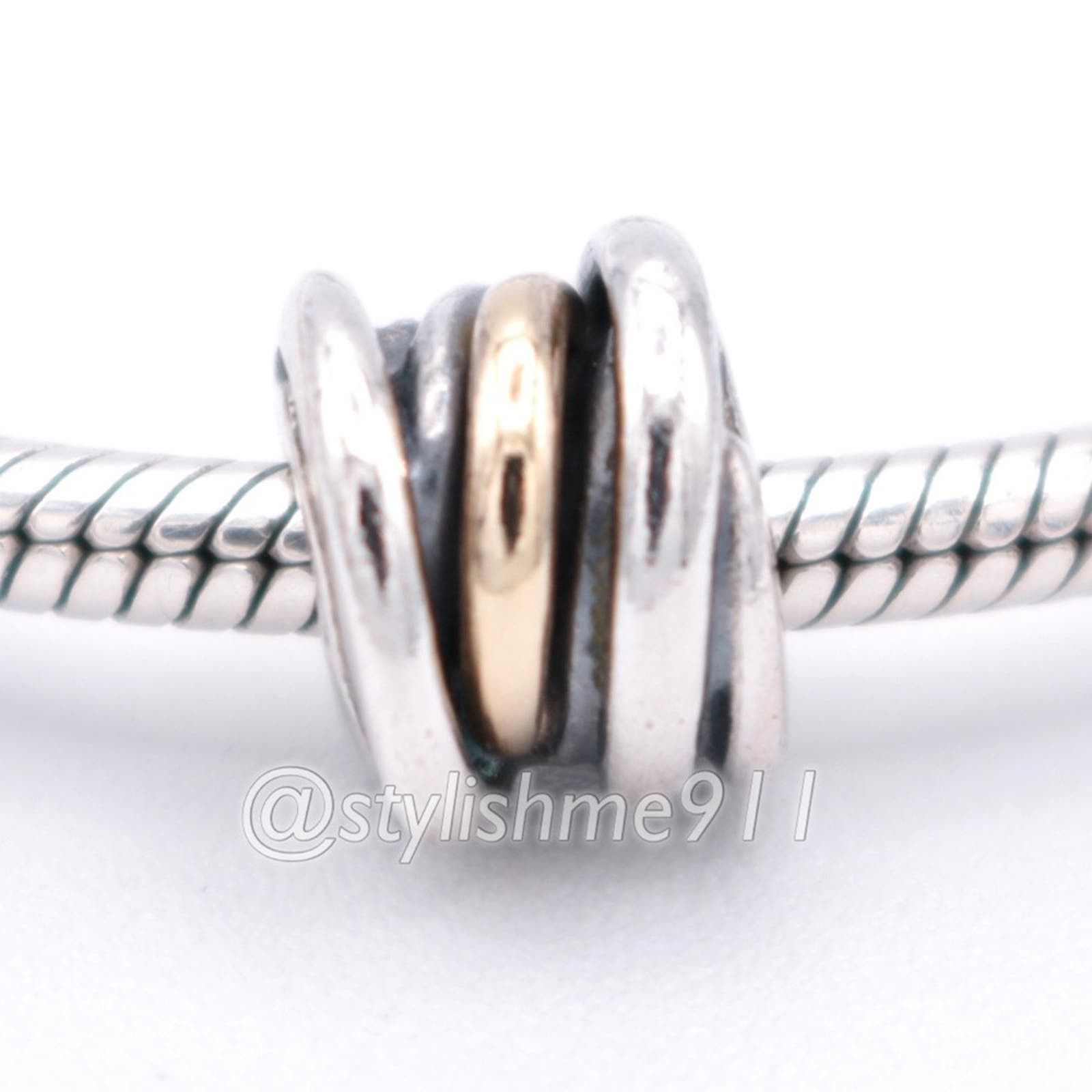 image of Authentic Pandora Ring Cluster Charm - 790153 in Silver, Women's