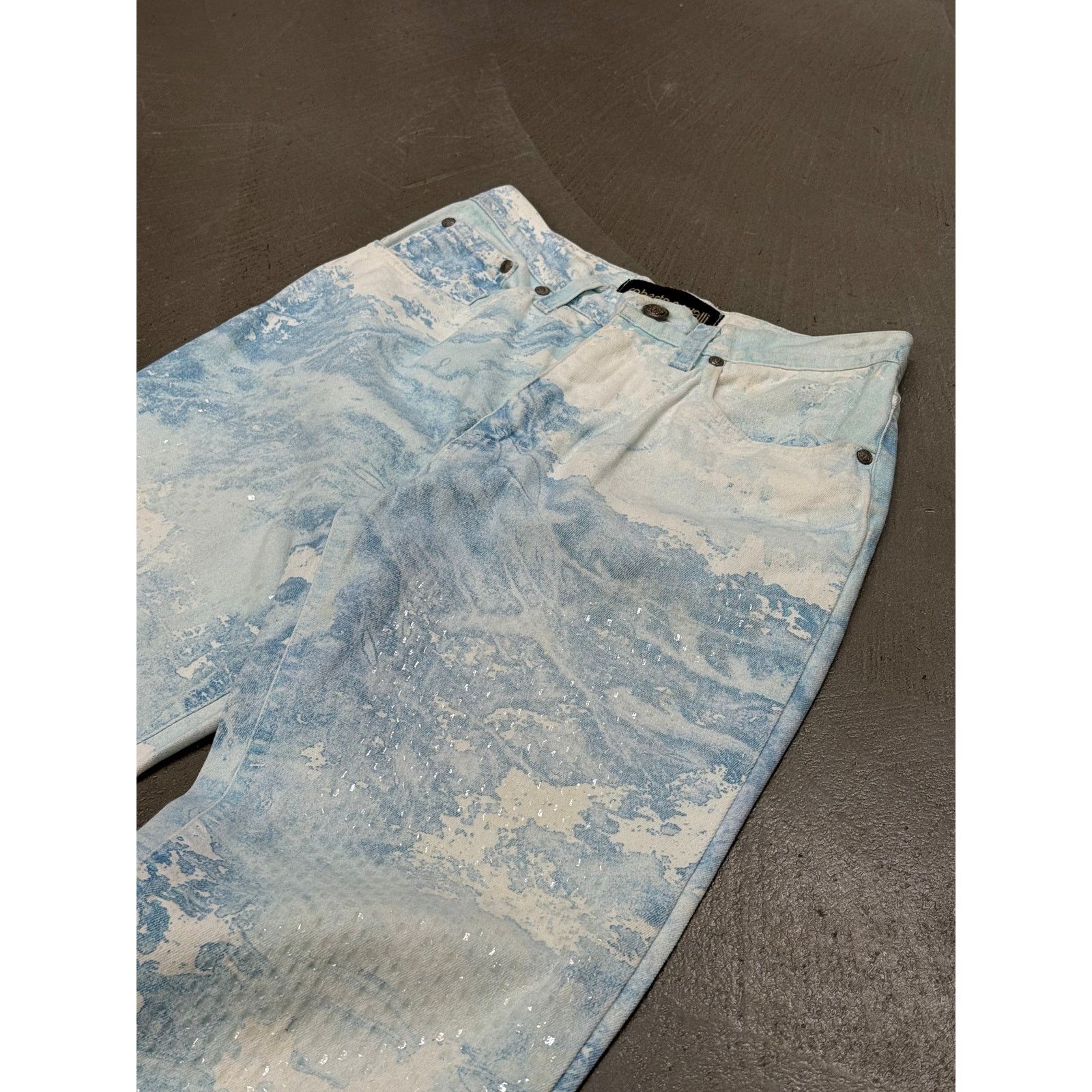 Roberto Cavalli 1990s Roberto Cavalli sequin printed pants Size US 30 / EU 46 - 3 Thumbnail
