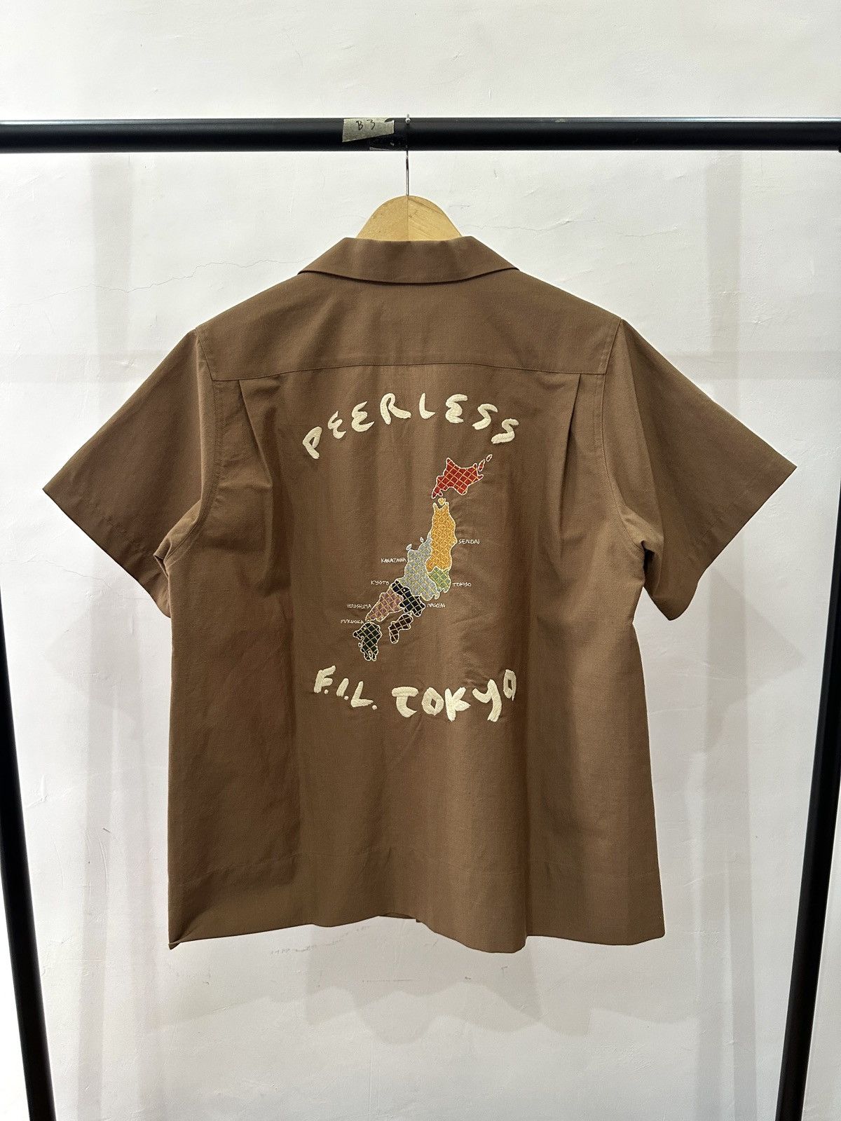 Visvim Visvim Sanko souvenir shirt 21SS "Brown" size 4 Size US XL / EU 56 / 4 - 1 Thumbnail