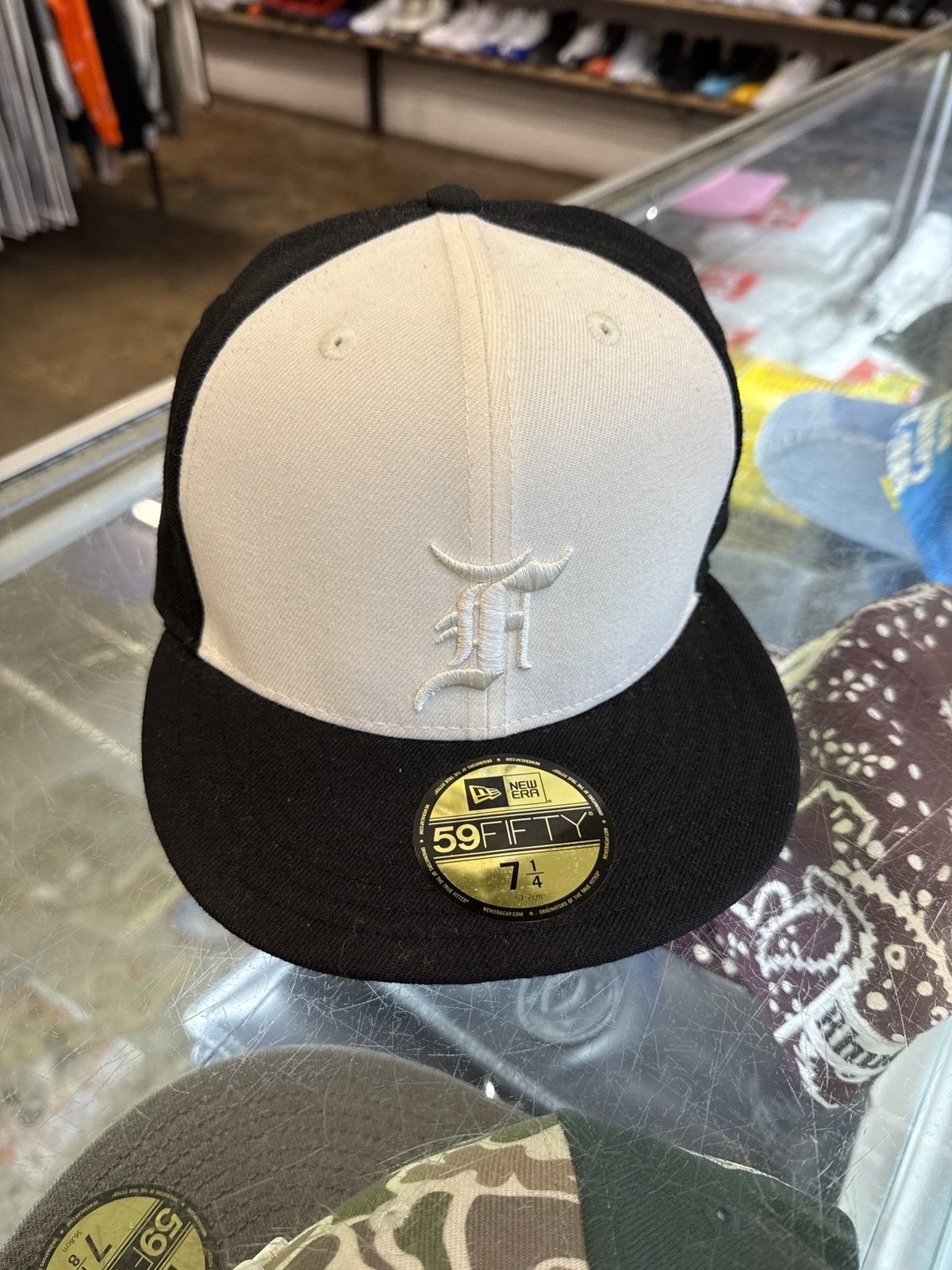 NEW ERA ７ 7/8  Fear of God Essentials Fear Of God Essentials x New Era 59Fifty Brown Trucker Hat