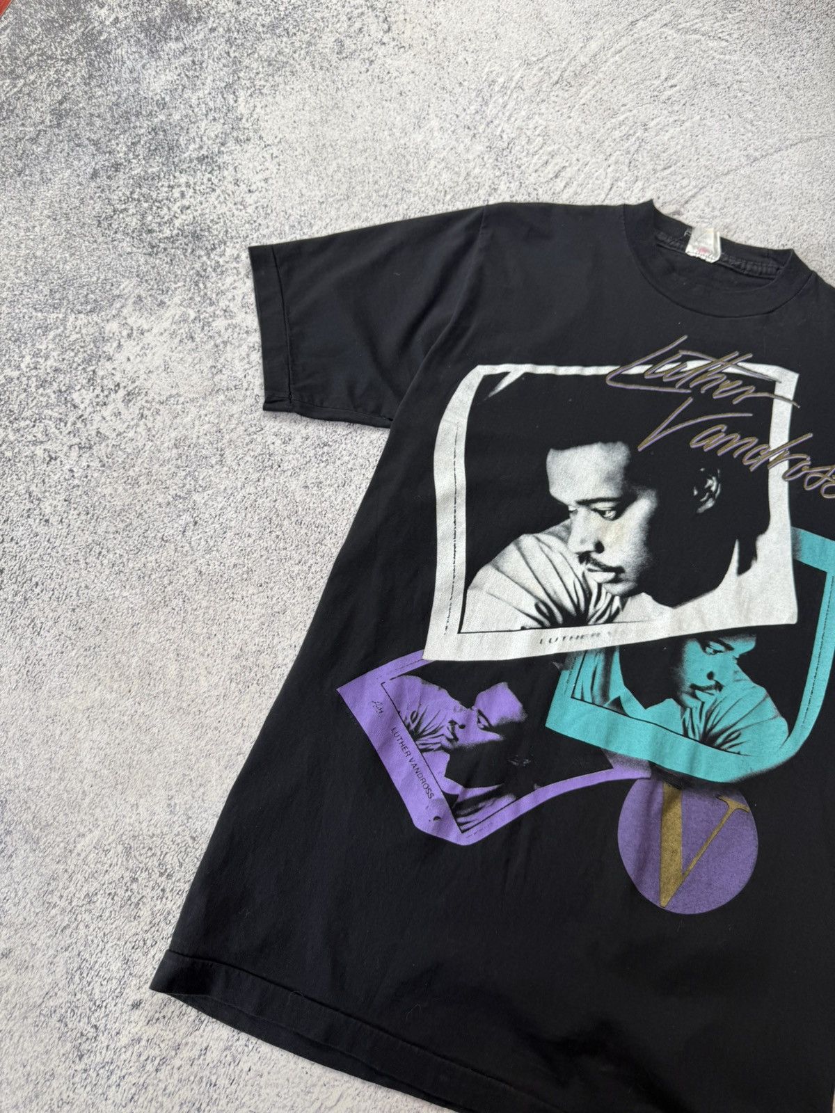 Band Tees Vintage Luther Vandross 1988 Rap T-Shirt Rare Size US M / EU 48-50 / 2 - 3 Thumbnail
