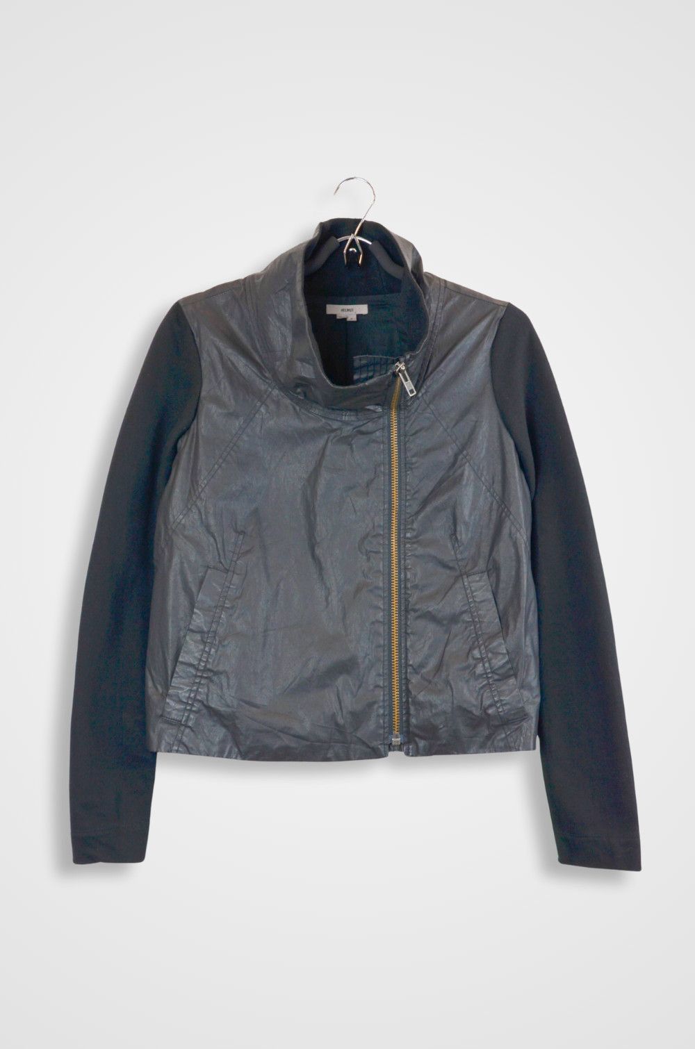 Helmut Lang Helmut Waxed Cotton Zip Jacket Size P Size XS / US 0-2 / IT 36-38 - 1 Thumbnail