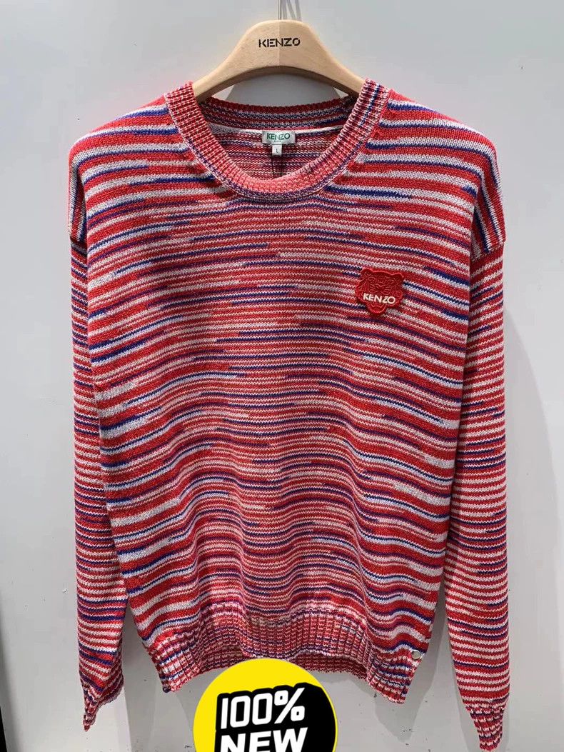 Kenzo KENZO Tiger hair sweater Size L / US 10 / IT 46 - 1 Thumbnail