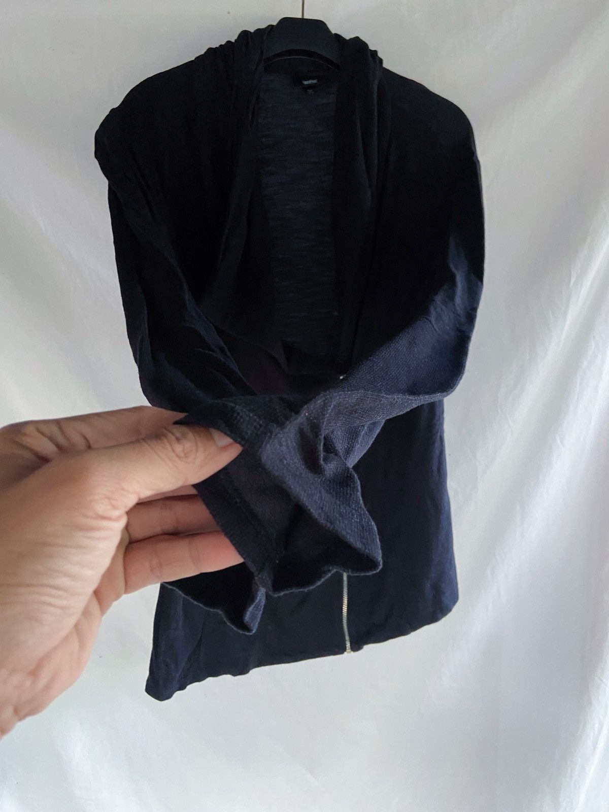 Beauty Beast JAPANESE MOSSIMO ASYMMETRICAL CASUAL ZIP UP HOODIE Size US M / EU 48-50 / 2 - 5 Thumbnail
