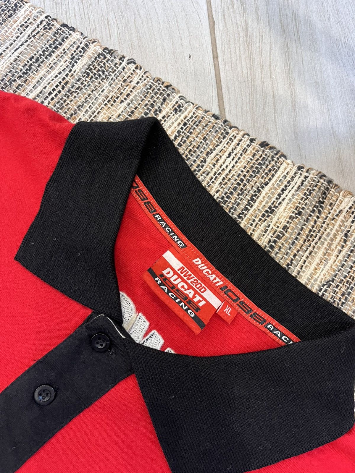 Ducati × Vintage Vintage Ducati Racing Polo Tshirt 1098 Glinth Enterprises Size US XL / EU 56 / 4 - 9 Thumbnail