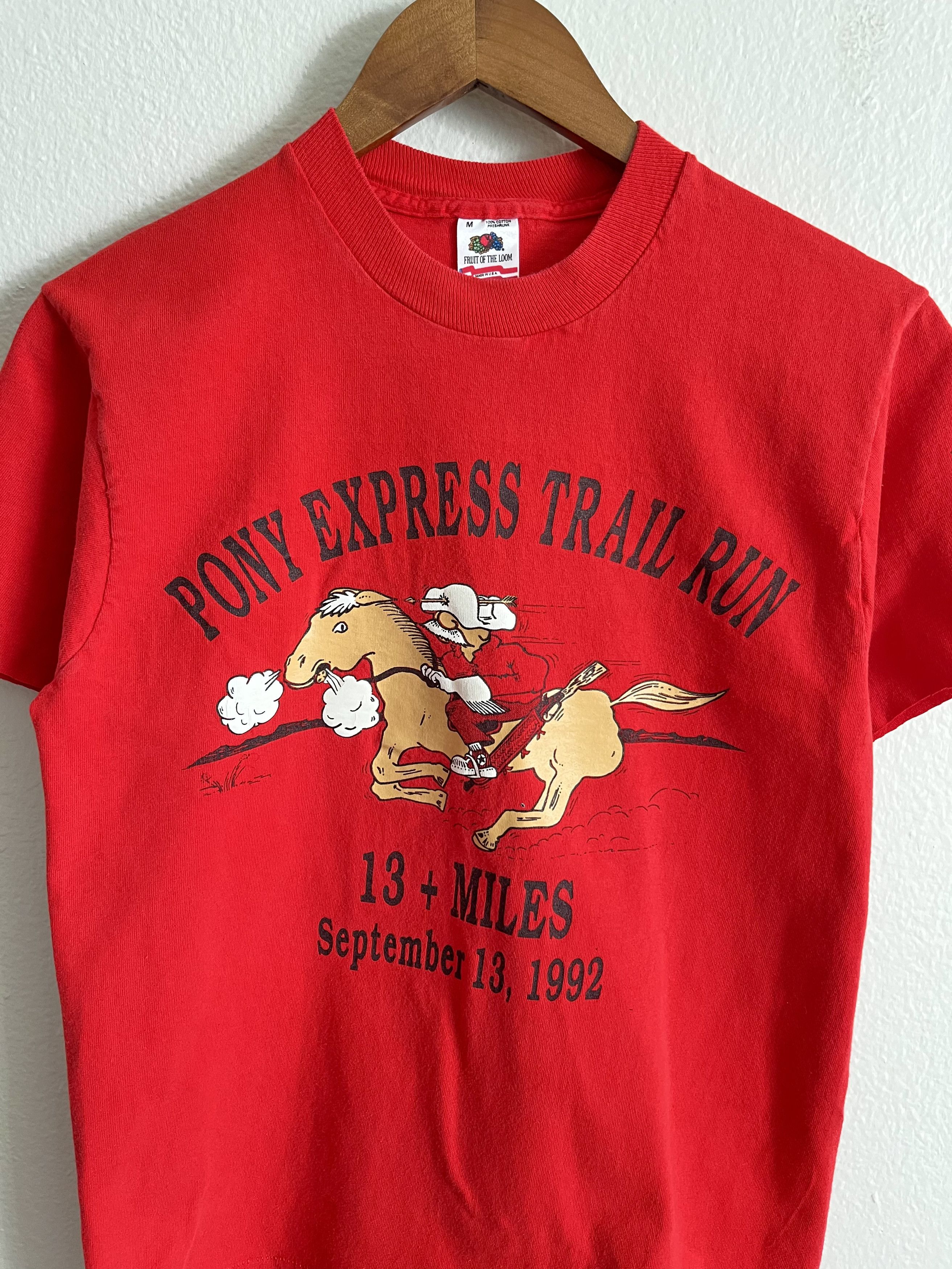 Other Vintage Pony Express Crewneck Tee Size US M / EU 48-50 / 2 - 3 Thumbnail