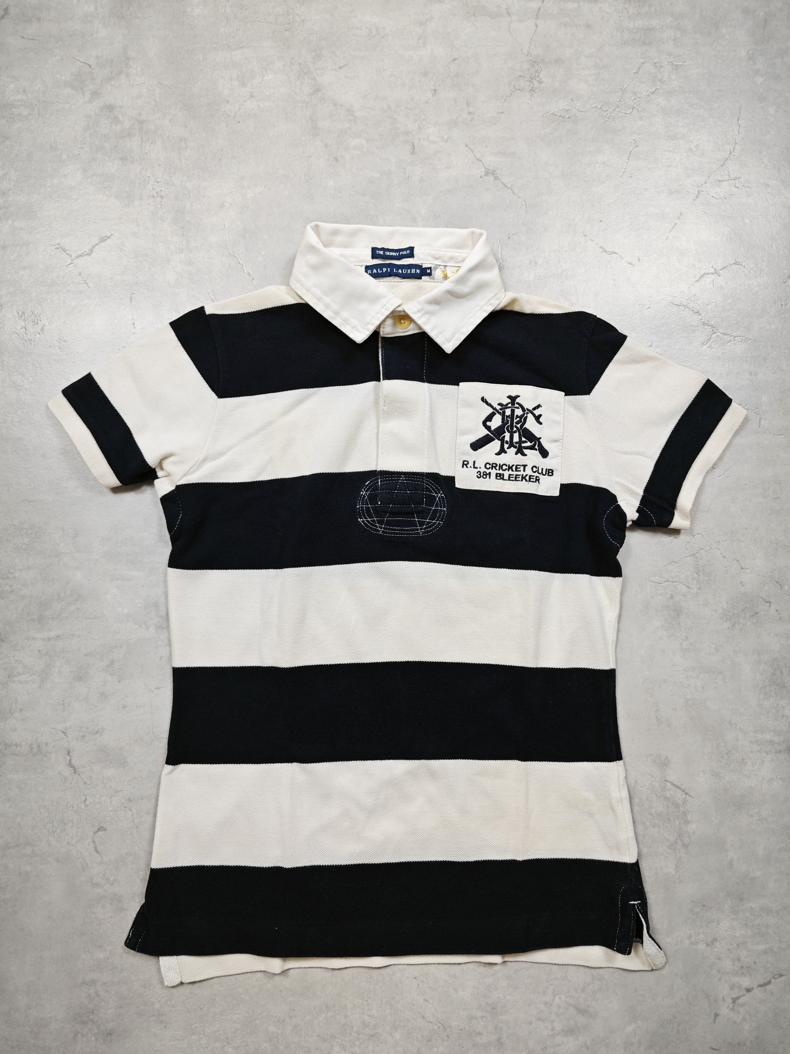 Polo Ralph Lauren Polo Ralph Lauren Cricket Club Vintage Y2K Polo Size M / US 6-8 / IT 42-44 - 1 Thumbnail