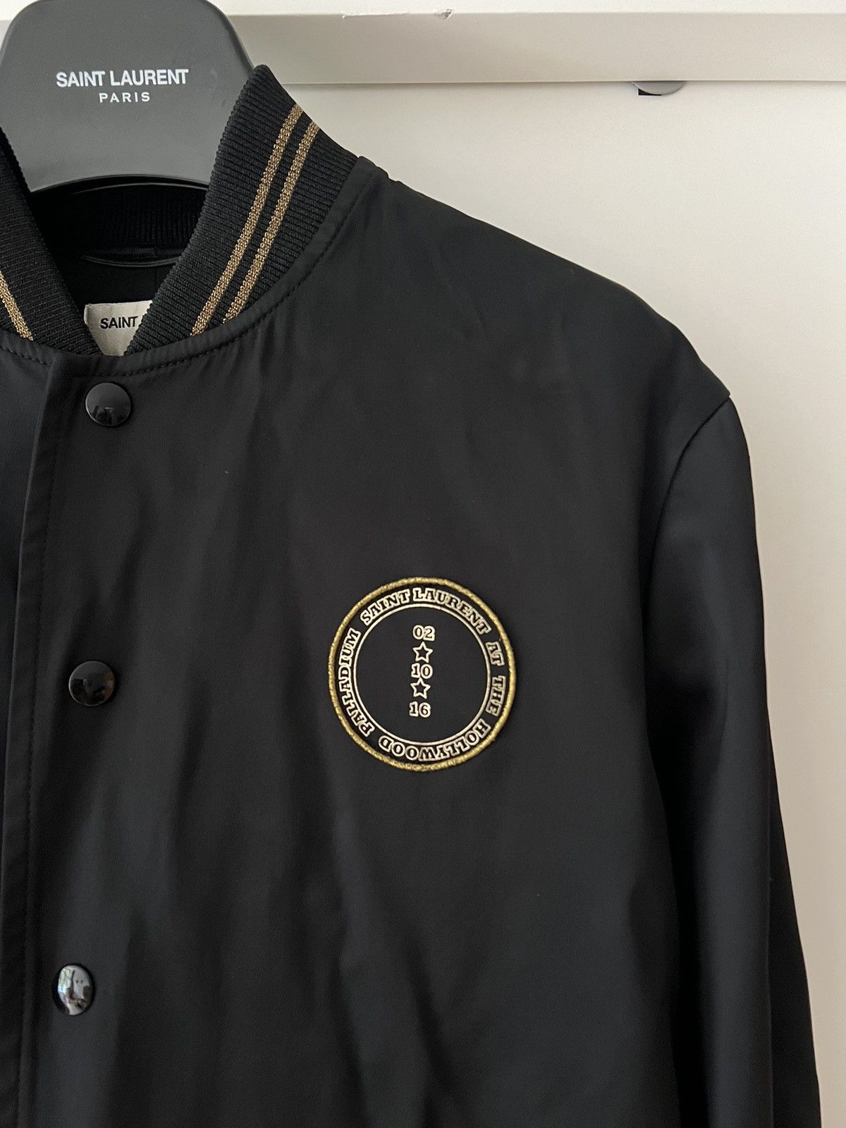 Hedi Slimane × Saint Laurent Paris 16FW Hollywood Palladium Teddy Jacket sz44 Size US S / EU 44-46 / 1 - 2 Thumbnail