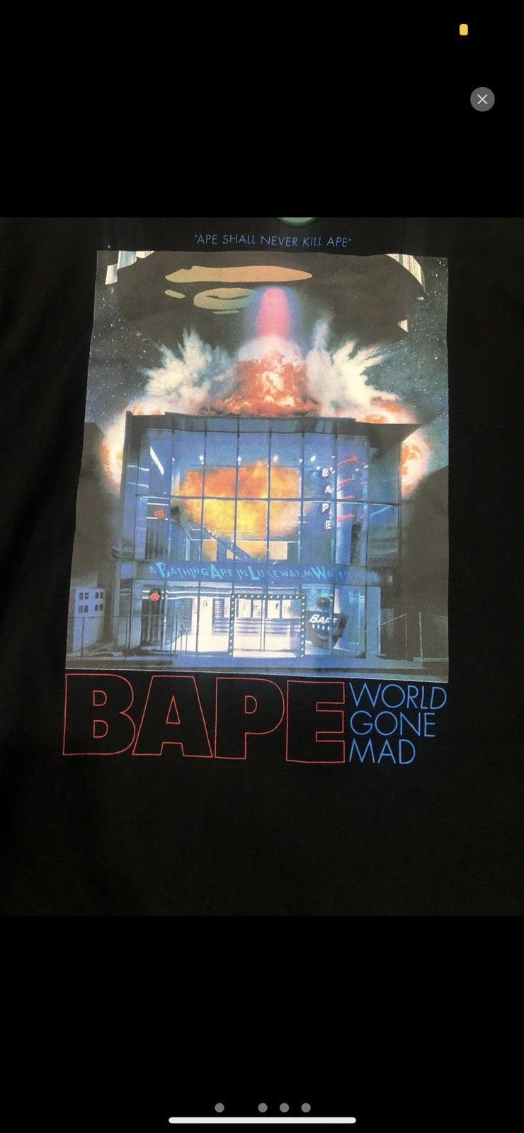 Bape BAPE Invasion L/S Tee - Black - Small Size US S / EU 44-46 / 1 - 3 Thumbnail