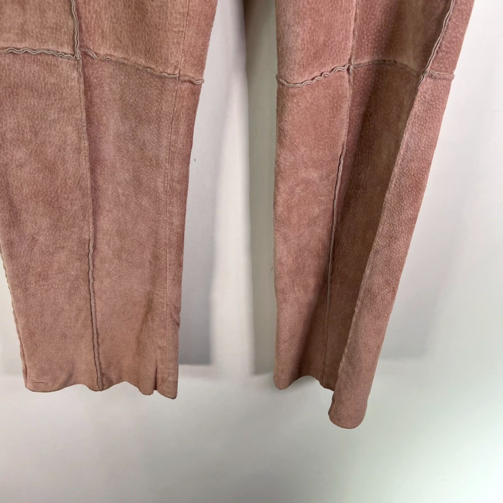 Vintage VINTAGE Metrostyle Leather Pants Womens Size 6 Pink 30X30 Retro Biker Size 28" / US 6 / IT 42 - 5 Thumbnail