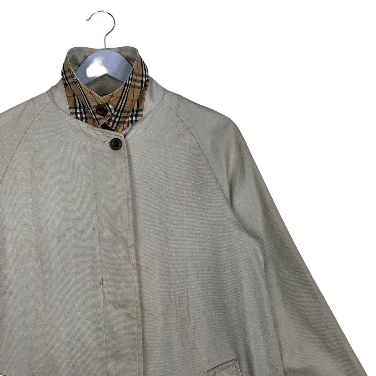 Burberry 🔥 BURBERRY BLUE LABEL NOVA CHECK TRENCH COAT Size M / US 6-8 / IT 42-44 - 7 Thumbnail