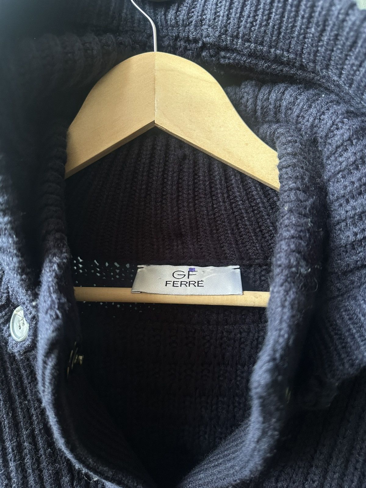 GF Ferre GF Ferre Knit Duffle Wool Acrylic Cardigan Jacket Size M / US 6-8 / IT 42-44 - 4 Thumbnail