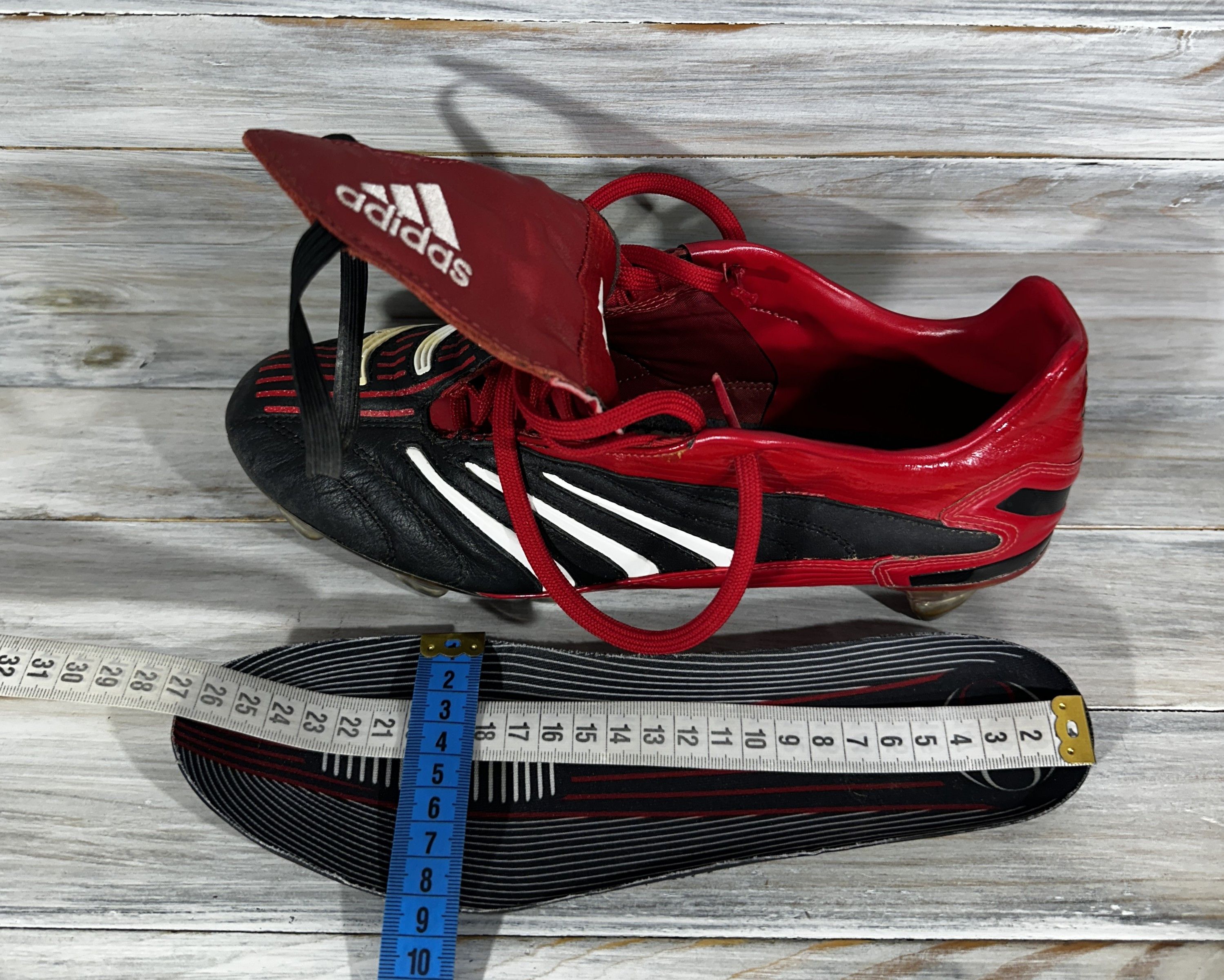 Adidas Vintage ADIDAS Predator Traxion SoftGround 2005 Cleats Boots Size US 8.5 / EU 41-42 - 24 Thumbnail