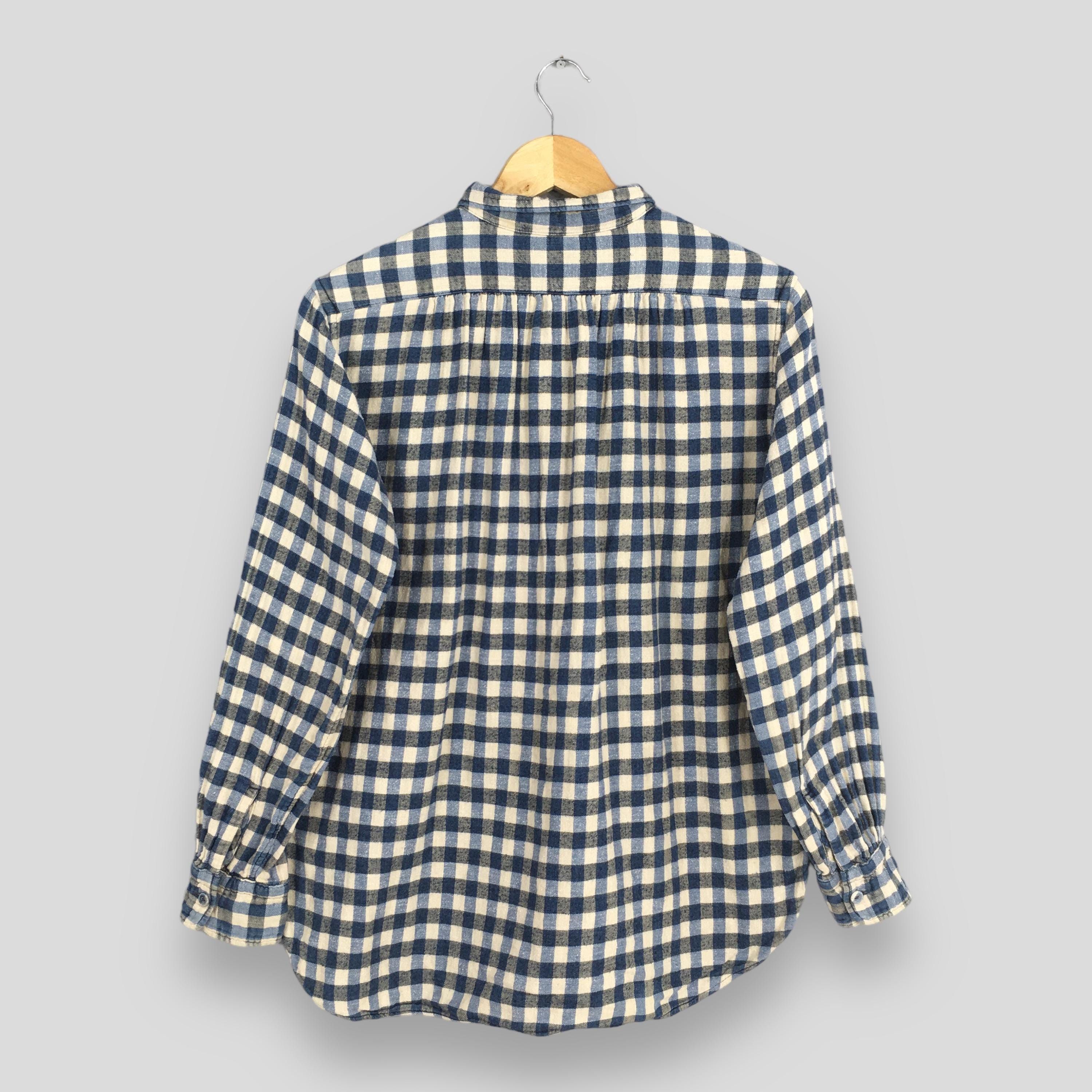 45rpm Vintage 45 RPM Studio Blue Checkered Shirt Medium Size US M / EU 48-50 / 2 - 7 Thumbnail