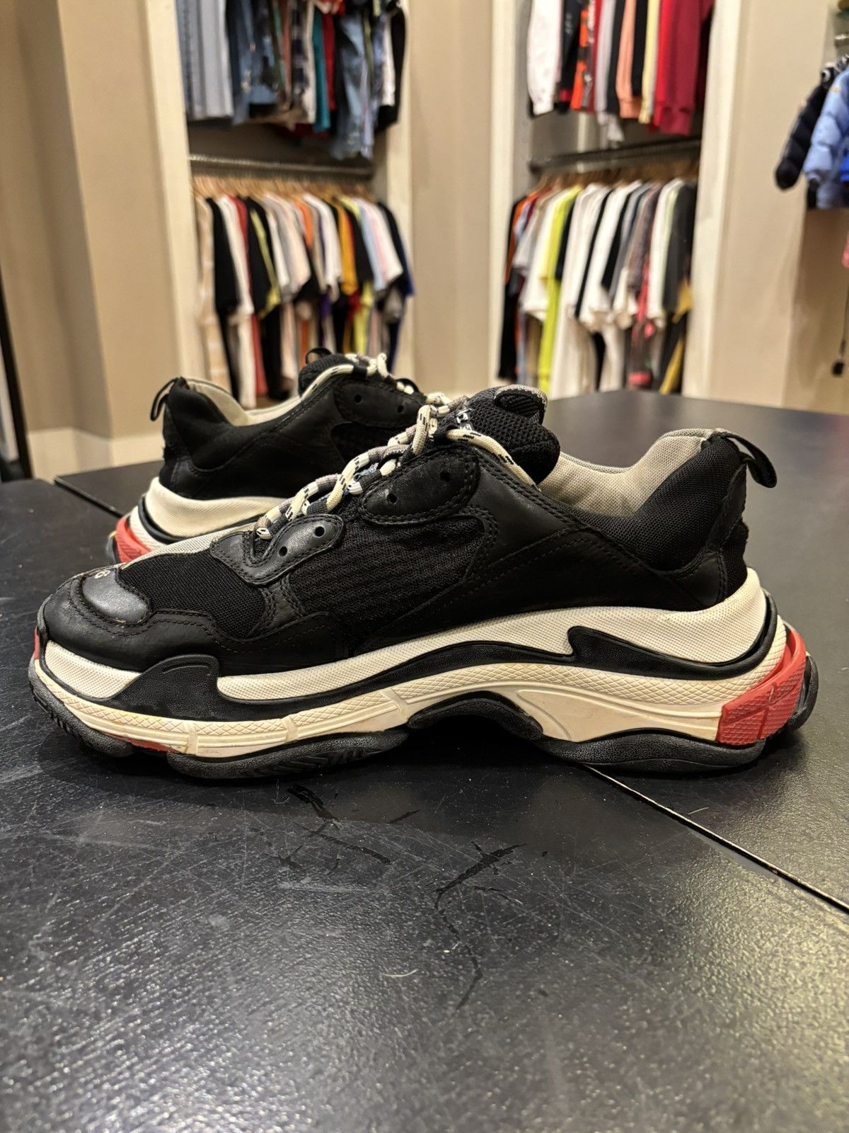Balenciaga Balenciaga split triple s sneaker Size US 13 / EU 46 - 5 Thumbnail