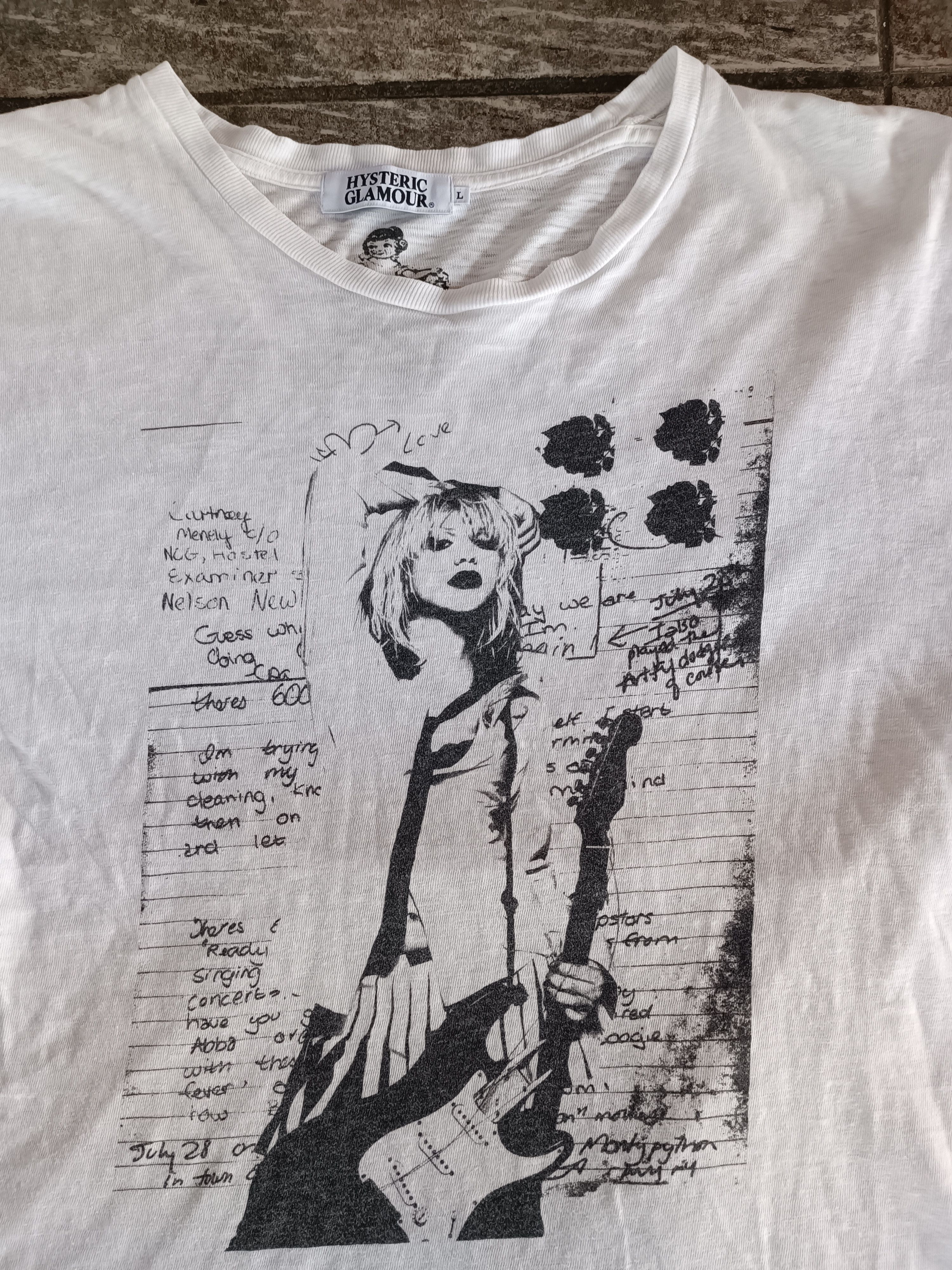 Hysteric Glamour hysteric glamour courtney love tee Size L / US 10 / IT 46 - 3 Thumbnail
