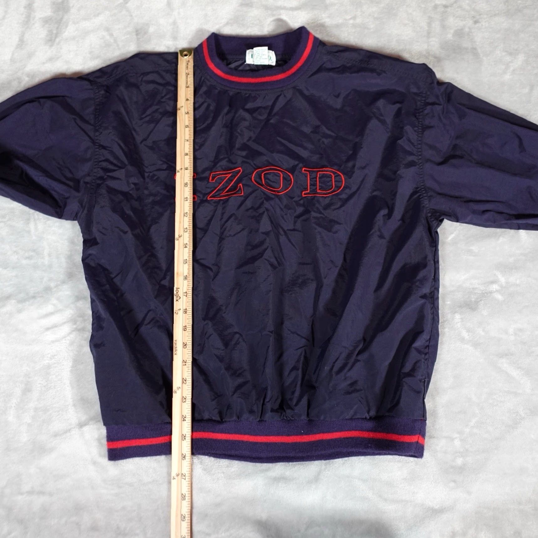 Izod VINTAGE IZOD Windbreaker Jacket Mens M Nylon Lightweight Blue 90s Size US M / EU 48-50 / 2 - 7 Thumbnail