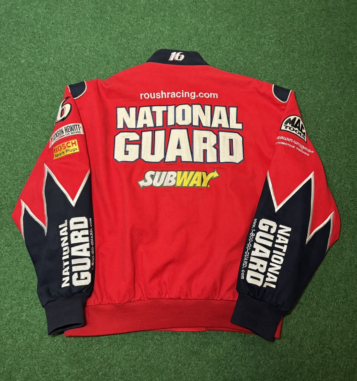 JH Design JH Design National Guard Subway Red XL Nascar Jacket Size US XL / EU 56 / 4 - 4 Thumbnail
