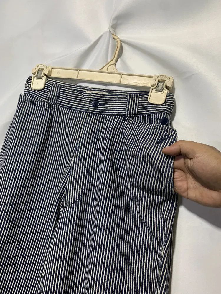 Issey Miyake Vintage Issey Miyake hickory stripe balloon denim pants Size 24" / US 00 / IT 34 - 6 Thumbnail