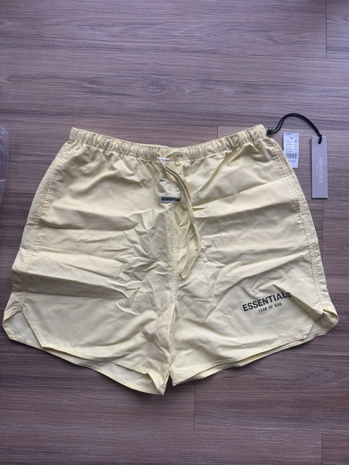 Essentials RARE OG 2019 FOG Essentials Lemonade Nylon Shorts Size M NEW Size US 34 / EU 50 - 1 Thumbnail