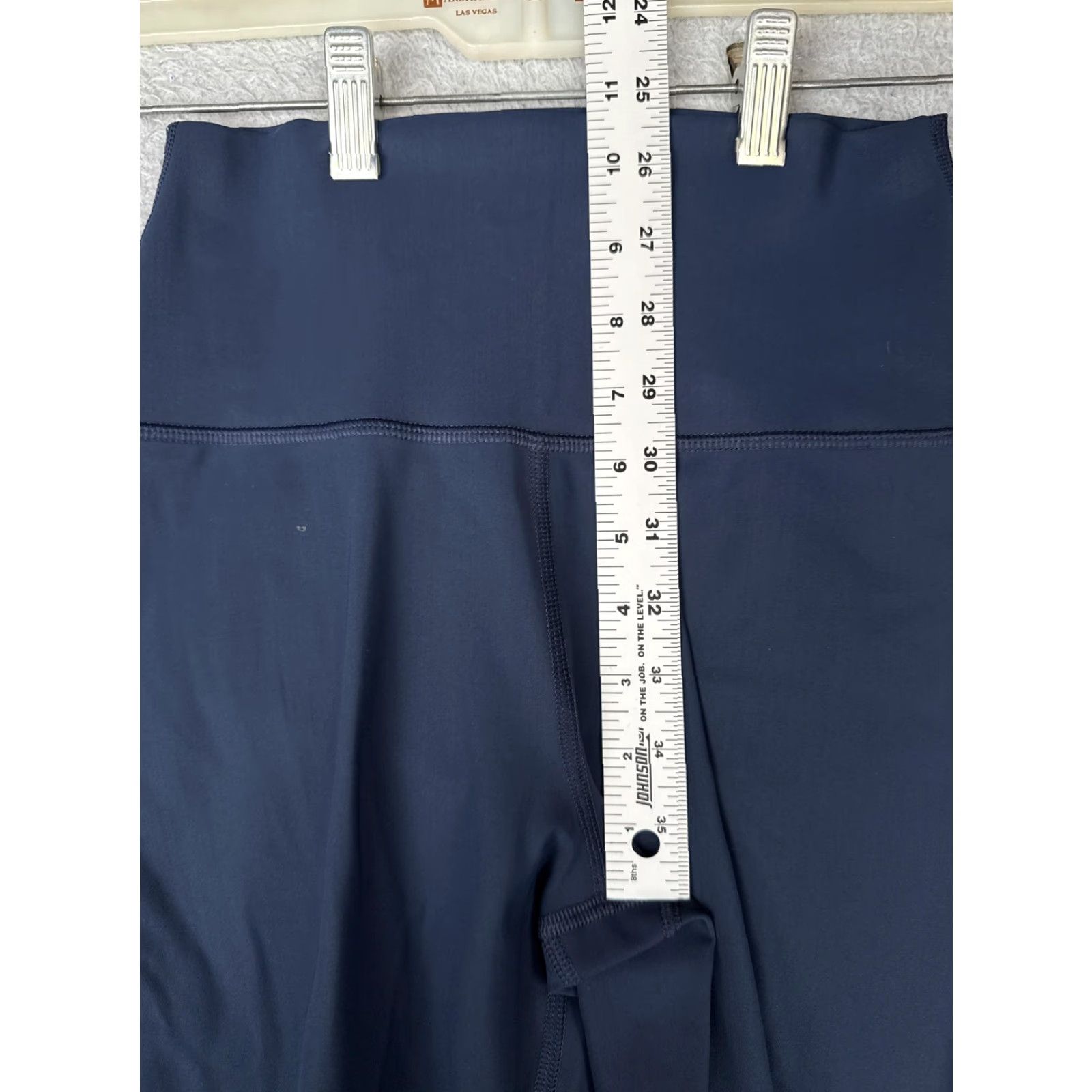 Alo Alo Yoga Leggings Womens XS Blue High Rise Ankle Slit Cutout Pants Athletic Yoga Size 26" / US 2 / IT 38 - 7 Thumbnail
