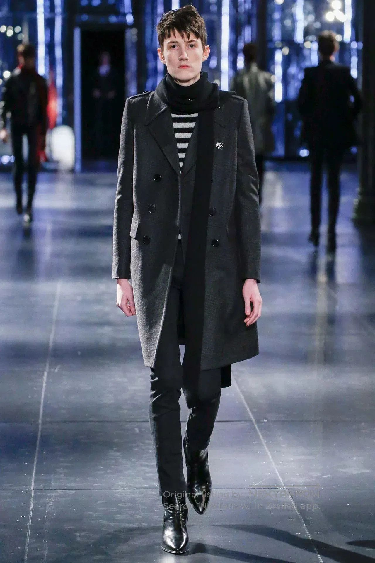 Saint Laurent Paris Saint Laurent Black and White Striped Sweater. Size US S / EU 44-46 / 1 - 8 Thumbnail