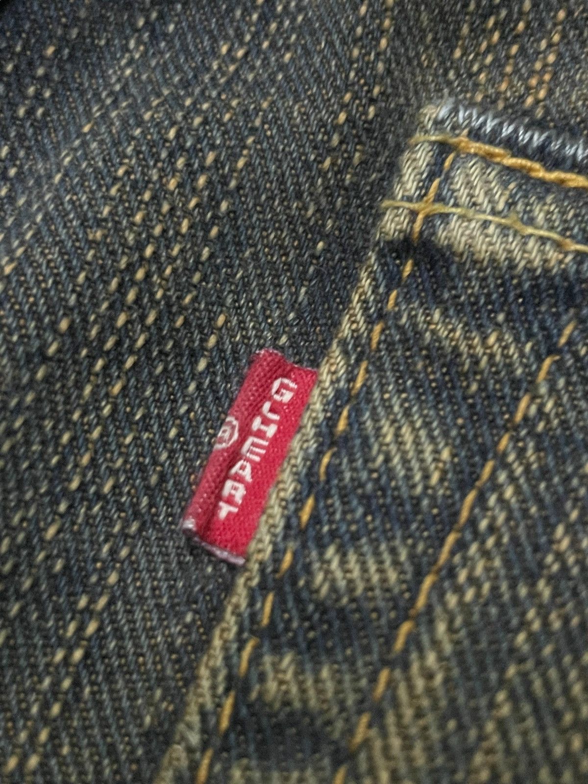 Hysteric Glamour × If Six Was Nine × Le Grande Bleu (L.G.B.) GLHEART Japan Studded Mud Wash Loose Jeans Size US 30 / EU 46 - 23 Thumbnail