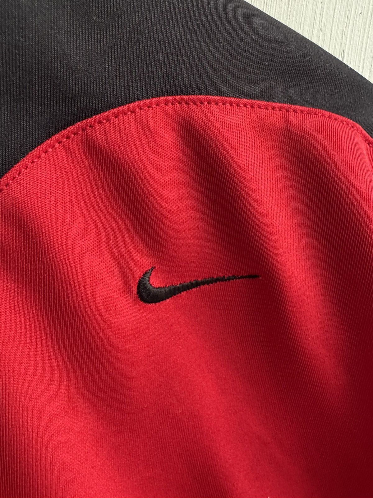 Vintage Rare Vintage Tee Nike Dri Fit Swoosh Drill Y2K Jersey Size US XXL / EU 58 / 5 - 3 Thumbnail