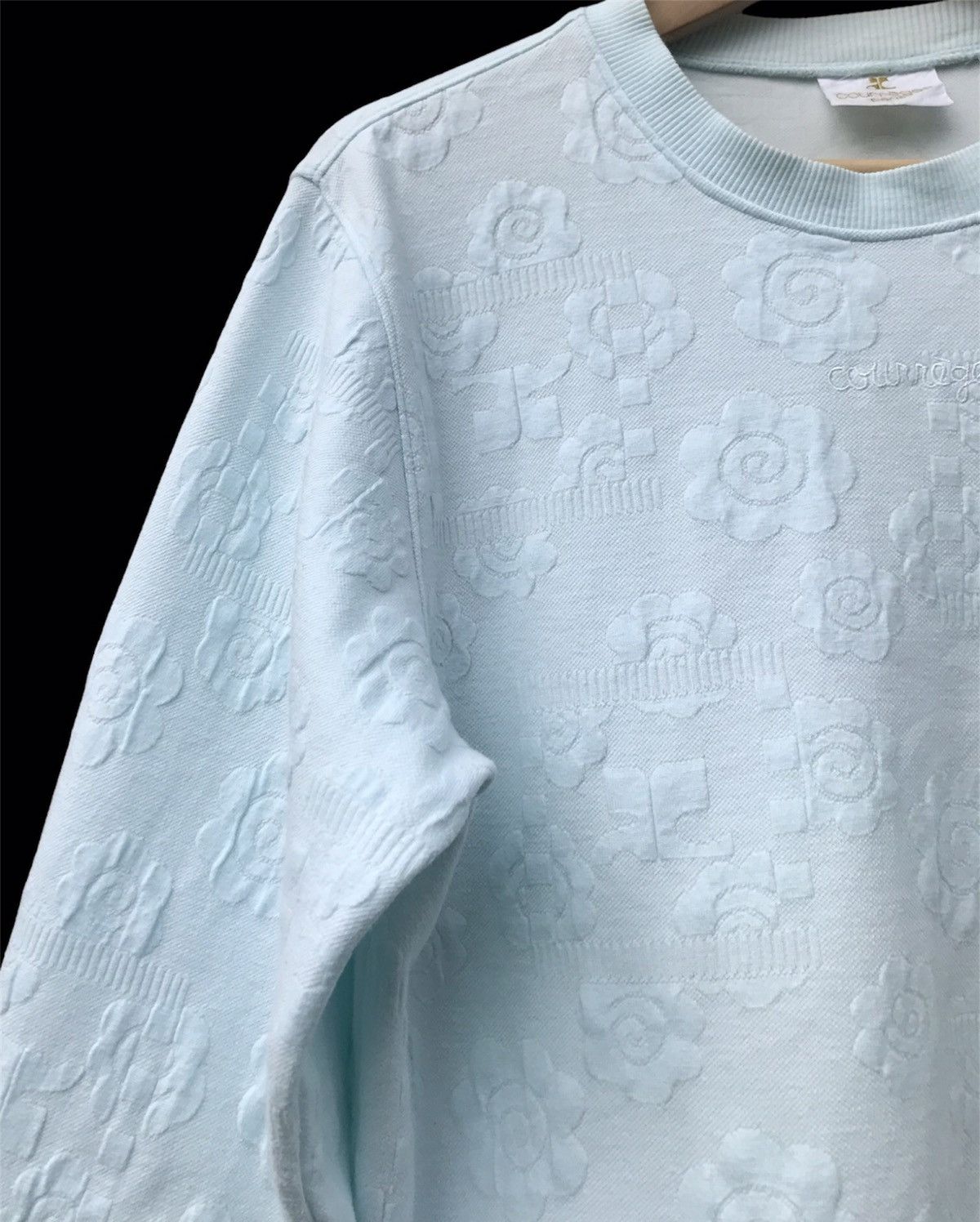 Andre Courreges × Courreges × Vintage Vintage Courreges Sweatshirt Size M / US 6-8 / IT 42-44 - 4 Thumbnail