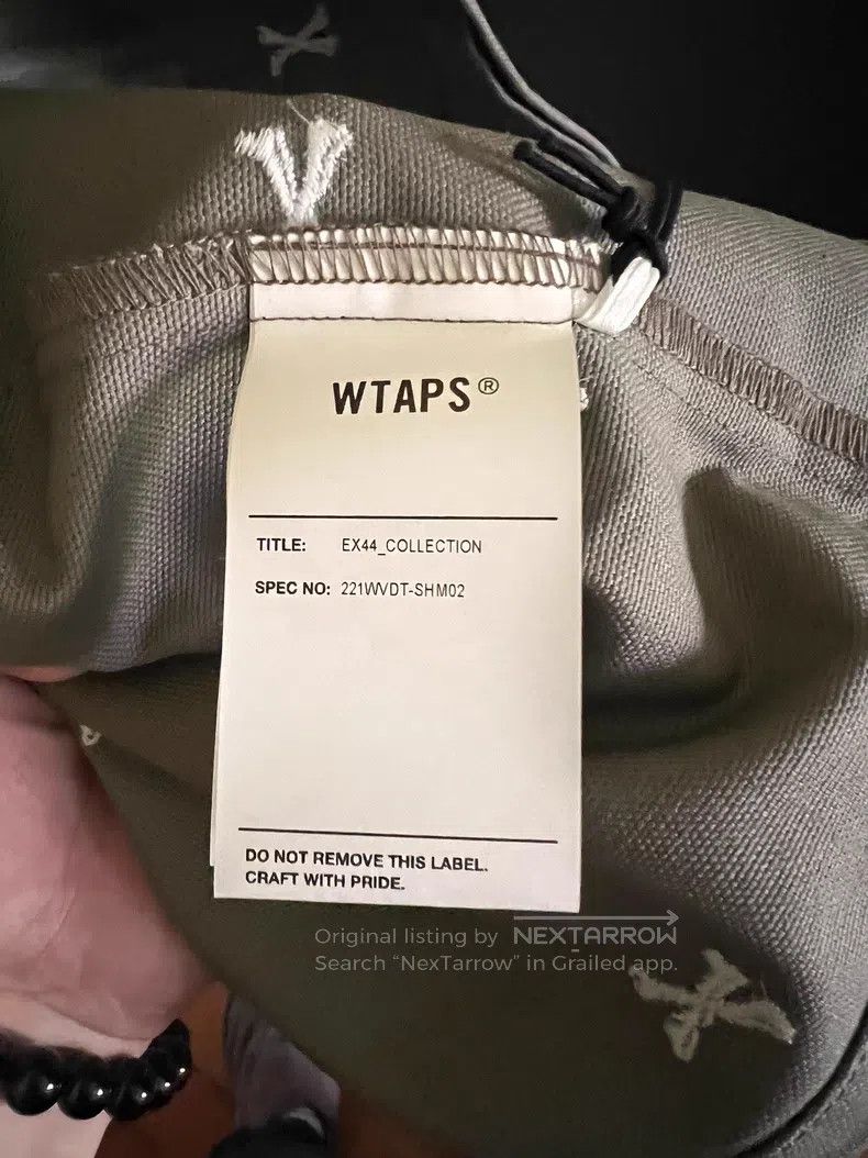 Wtaps Wtaps Bone Four pockets embroidery long sleeve jacket shir Size US M / EU 48-50 / 2 - 4 Thumbnail