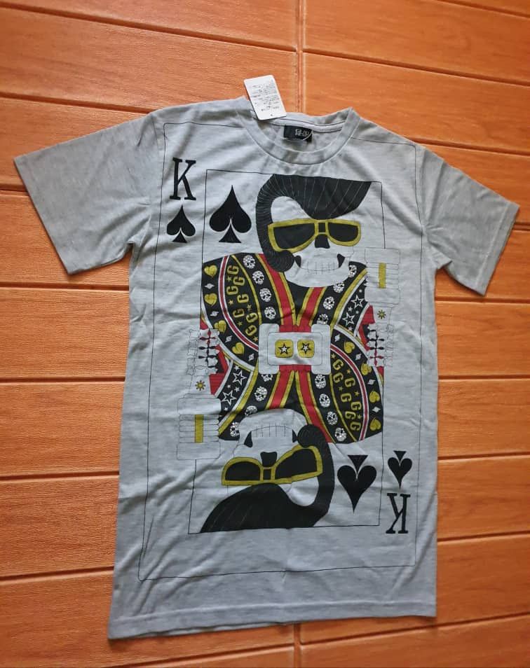 Japanese Brand Glad News skull grey colour shirt Size US S / EU 44-46 / 1 - 7 Thumbnail