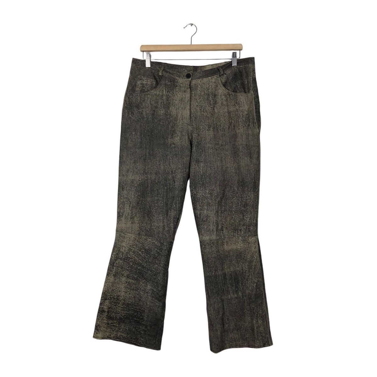 Vintage 🔥SOFT LEATHER BIKER PANTS 1981 MARLY’S MADE IN ITALY Size US 34 / EU 50 - 3 Thumbnail