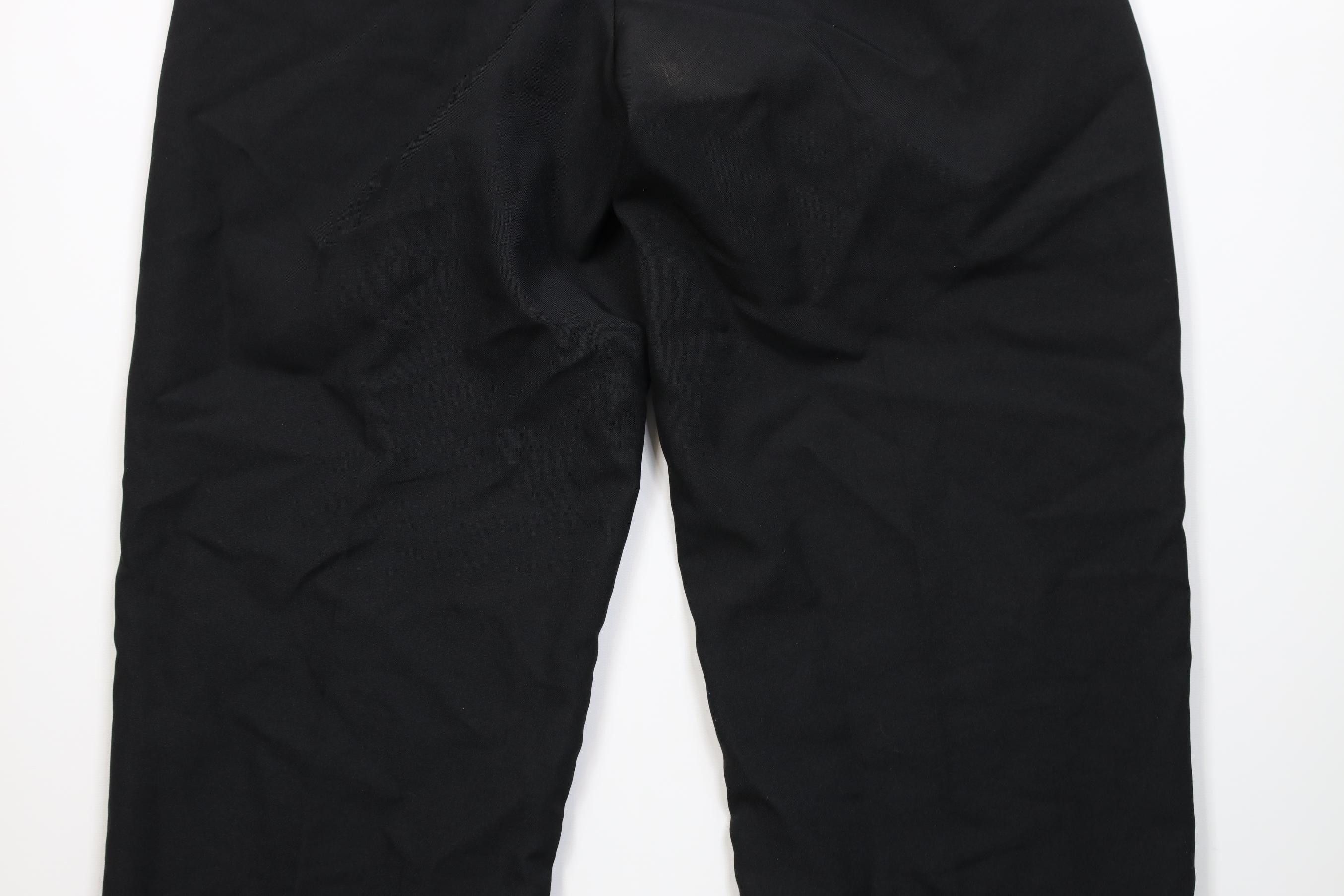Vintage Vintage 90s Streetwear Knit Chino Pants Trousers Black Size US 30 / EU 46 - 13 Thumbnail