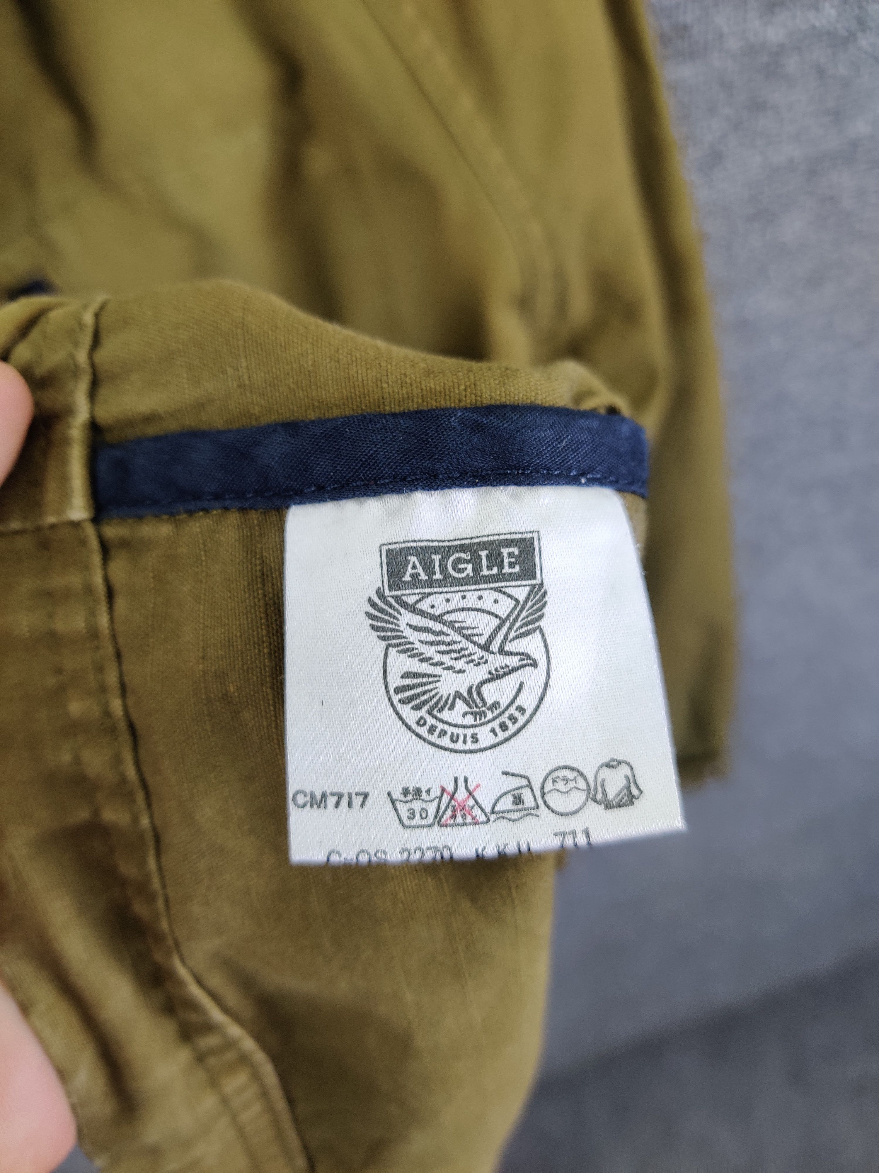 Aigle Vintage Aigle Zipper Parka Jacket For Kids Size US M / EU 48-50 / 2 - 11 Thumbnail