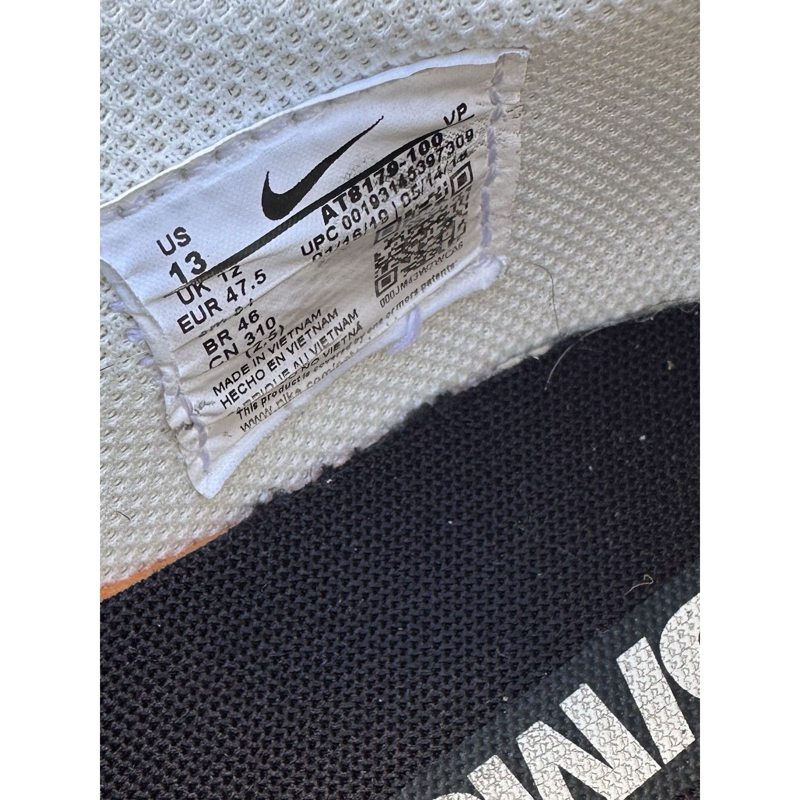 Nike Nike Air Vapormax D/MS/X White Athletic Shoes Men’s Size 13 Size US 13 / EU 46 - 11 Thumbnail