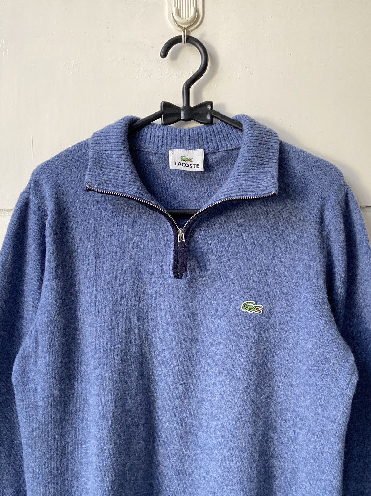 Lacoste LACOSTE Blue Knit Sweaters Size US XS / EU 42 / 0 - 3 Thumbnail